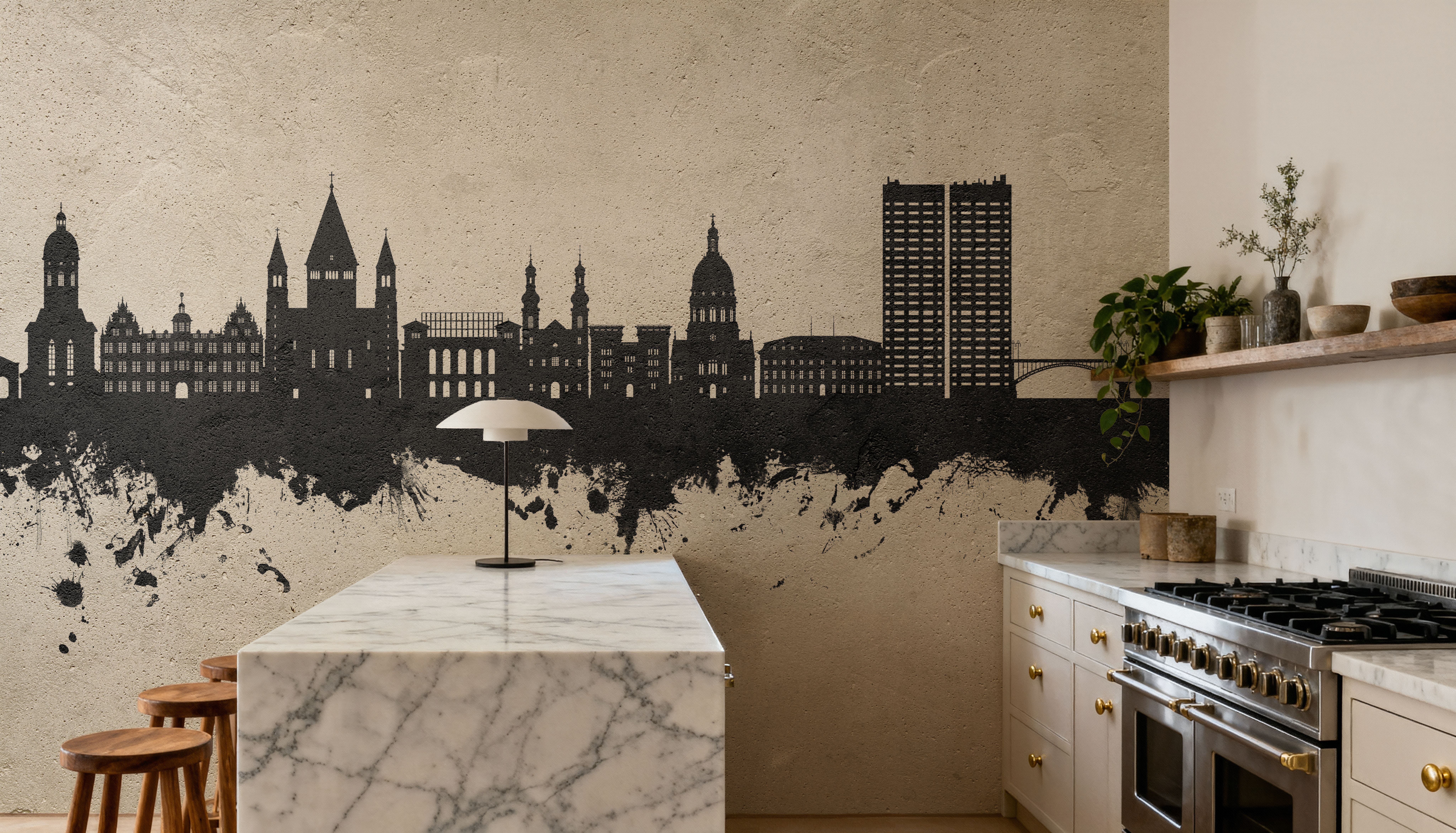 Mainz Germany Skyline Concrete