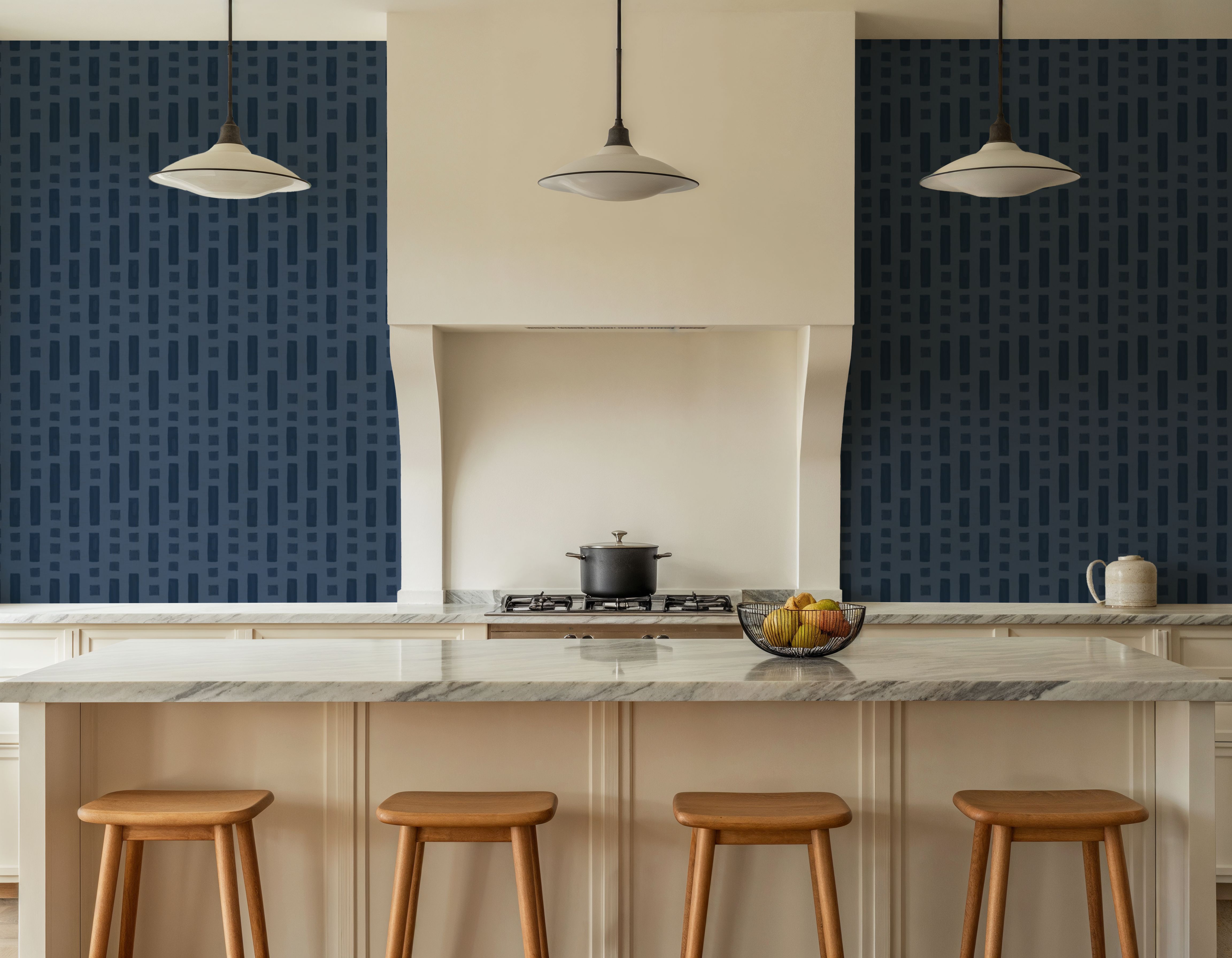 Coastal Signals Dark Blue