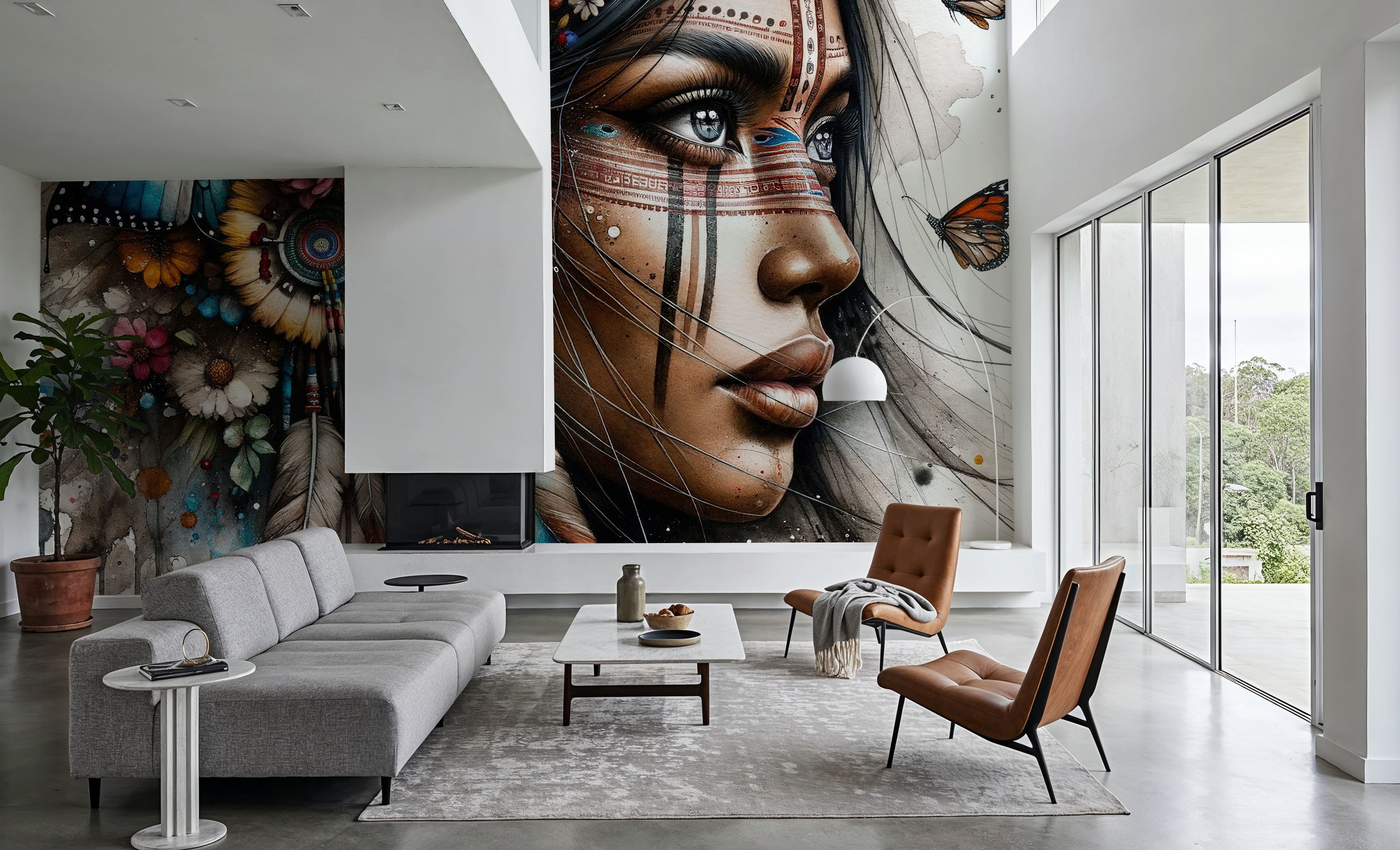 Feathers and Butterflies