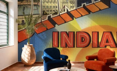 Greetings from Indianapolis - Screenprint Postcard