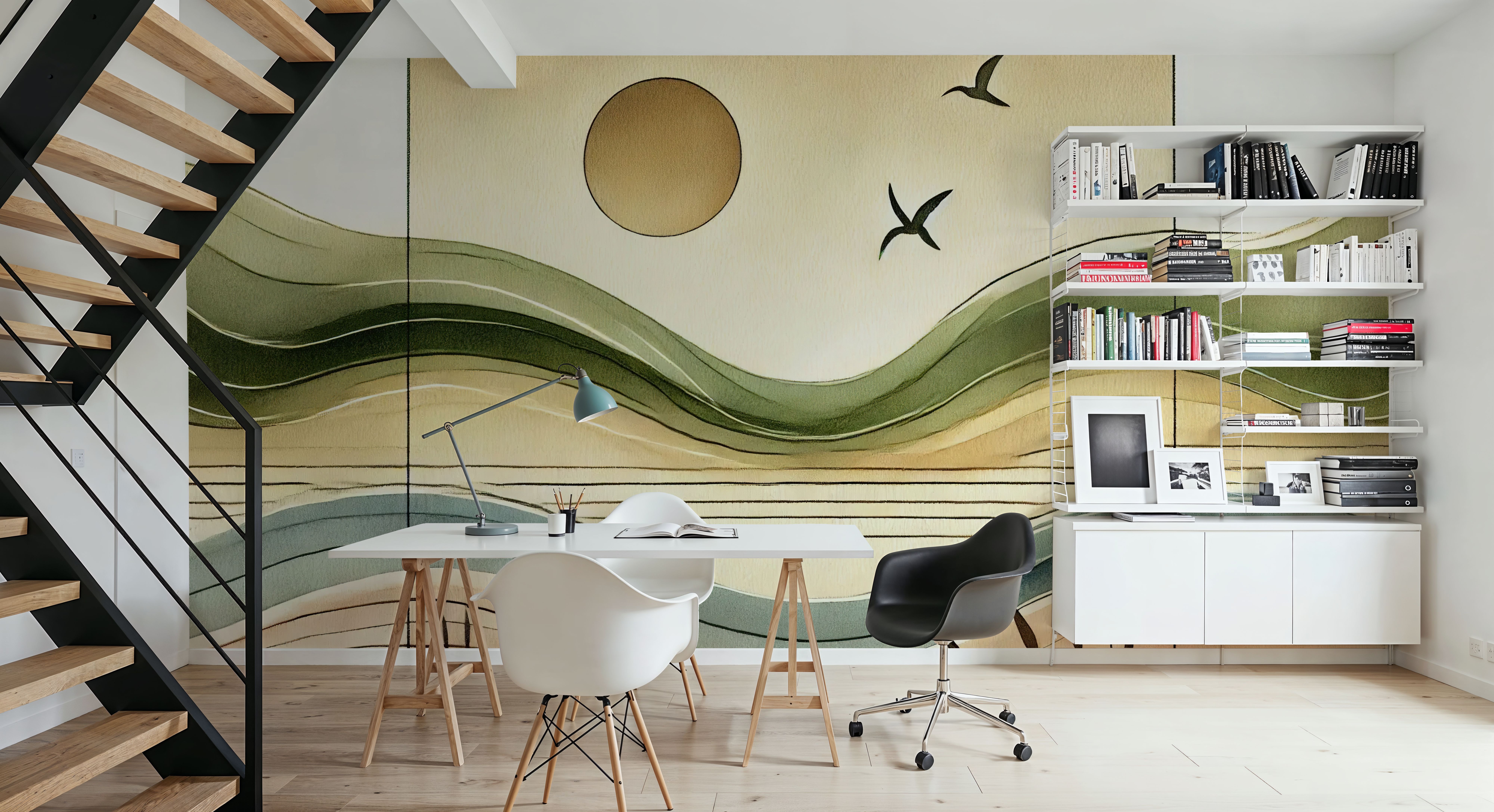 Serenity Sunset View in Art Deco