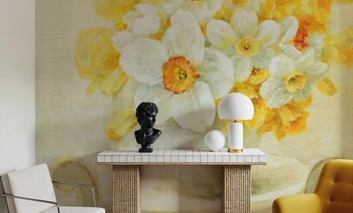 Mixed Narcissus on White