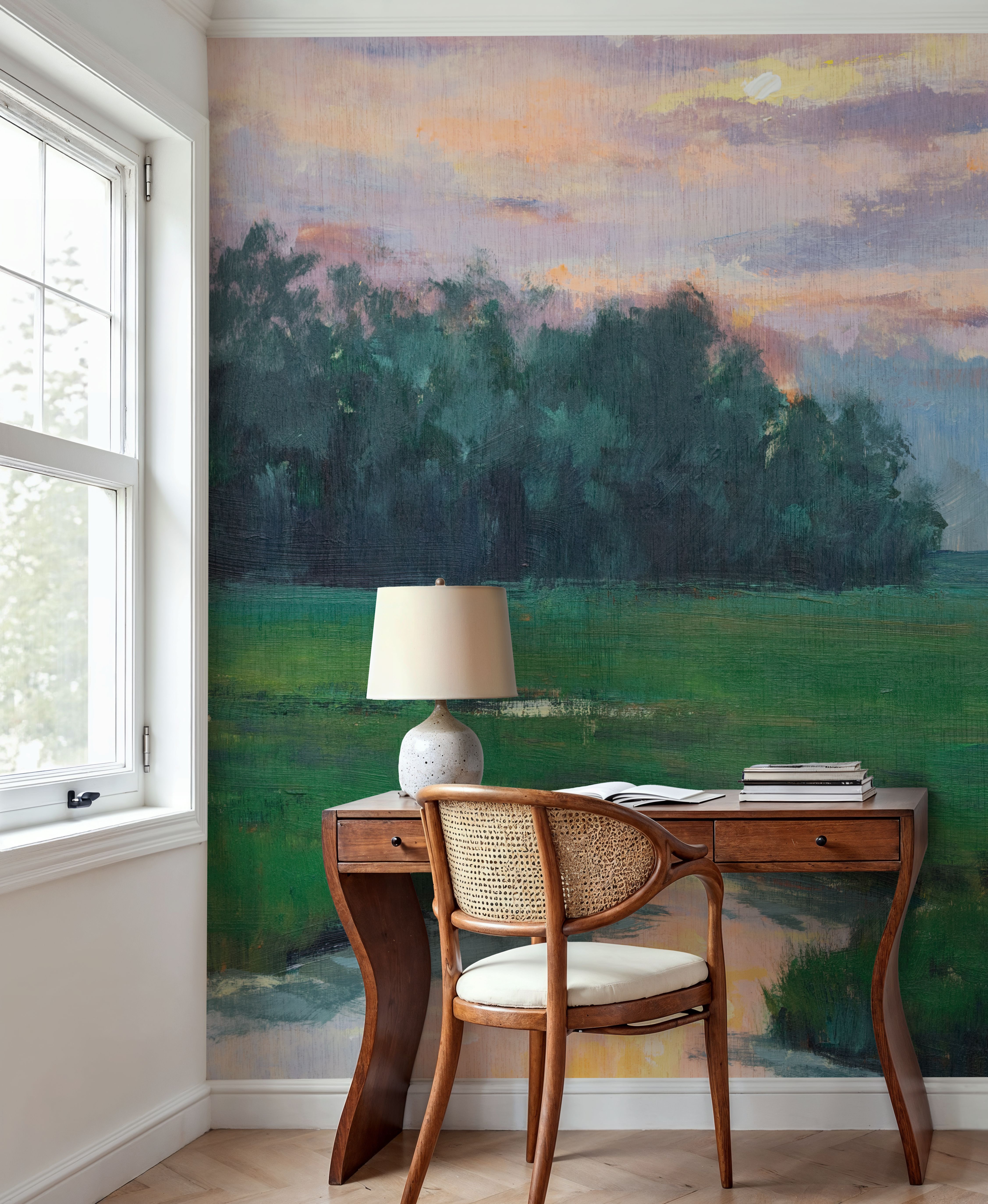 Sunset Over the Marshes