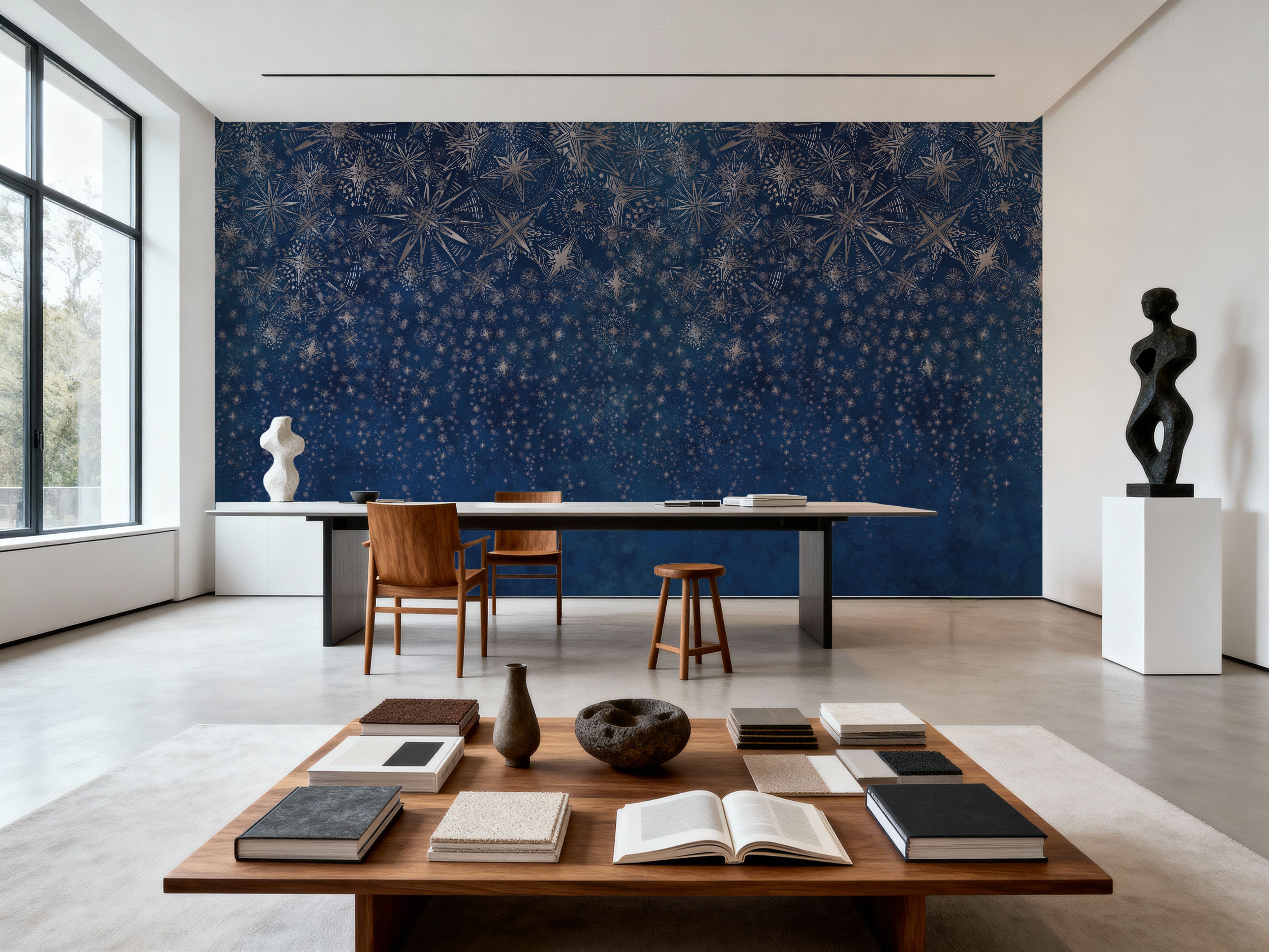 Celestial Dreams Dark Blue