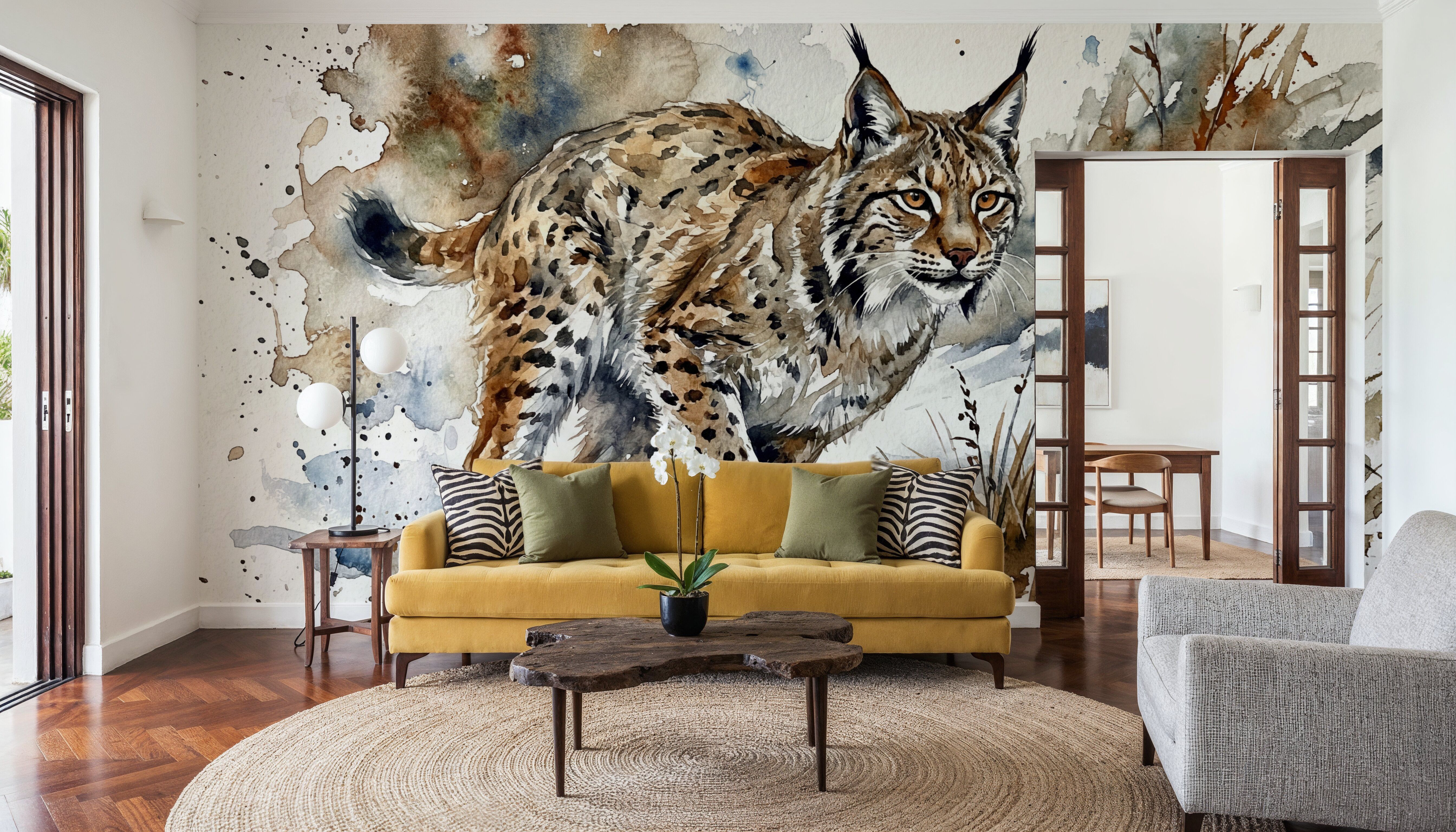 Lynx - Watercolor Predators Series