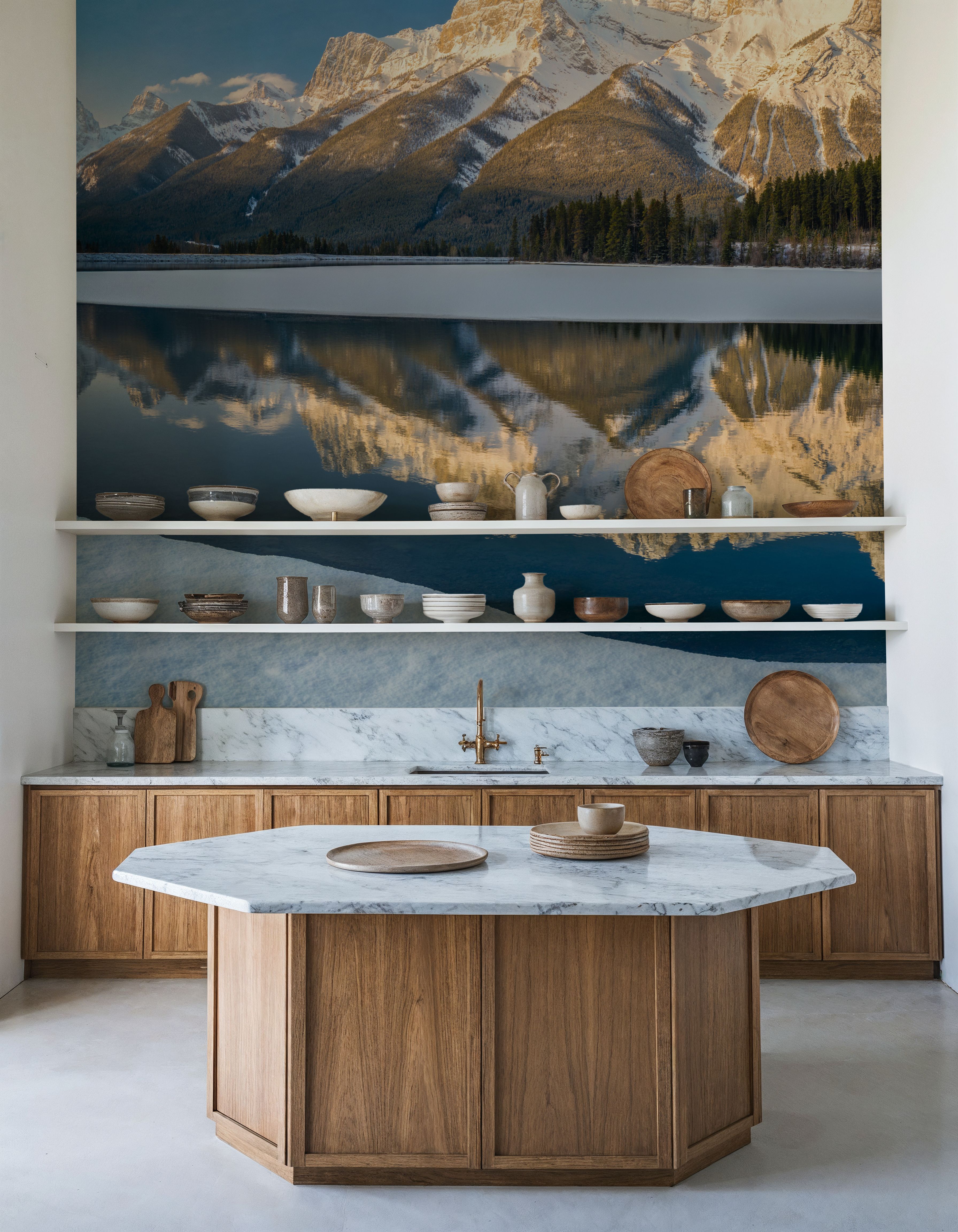 Three Sisters Mountain Winter