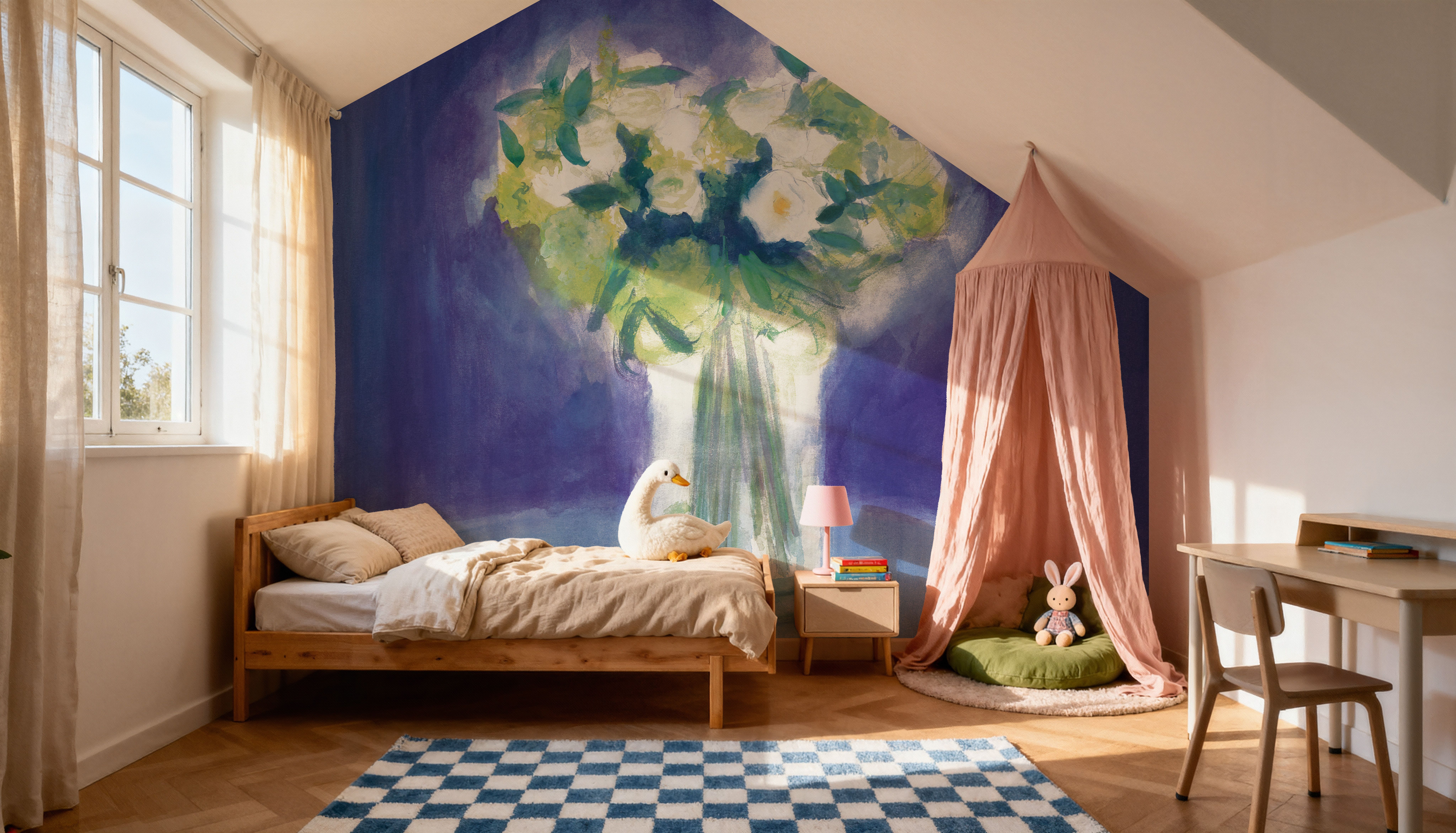 Morning Glory, Behang