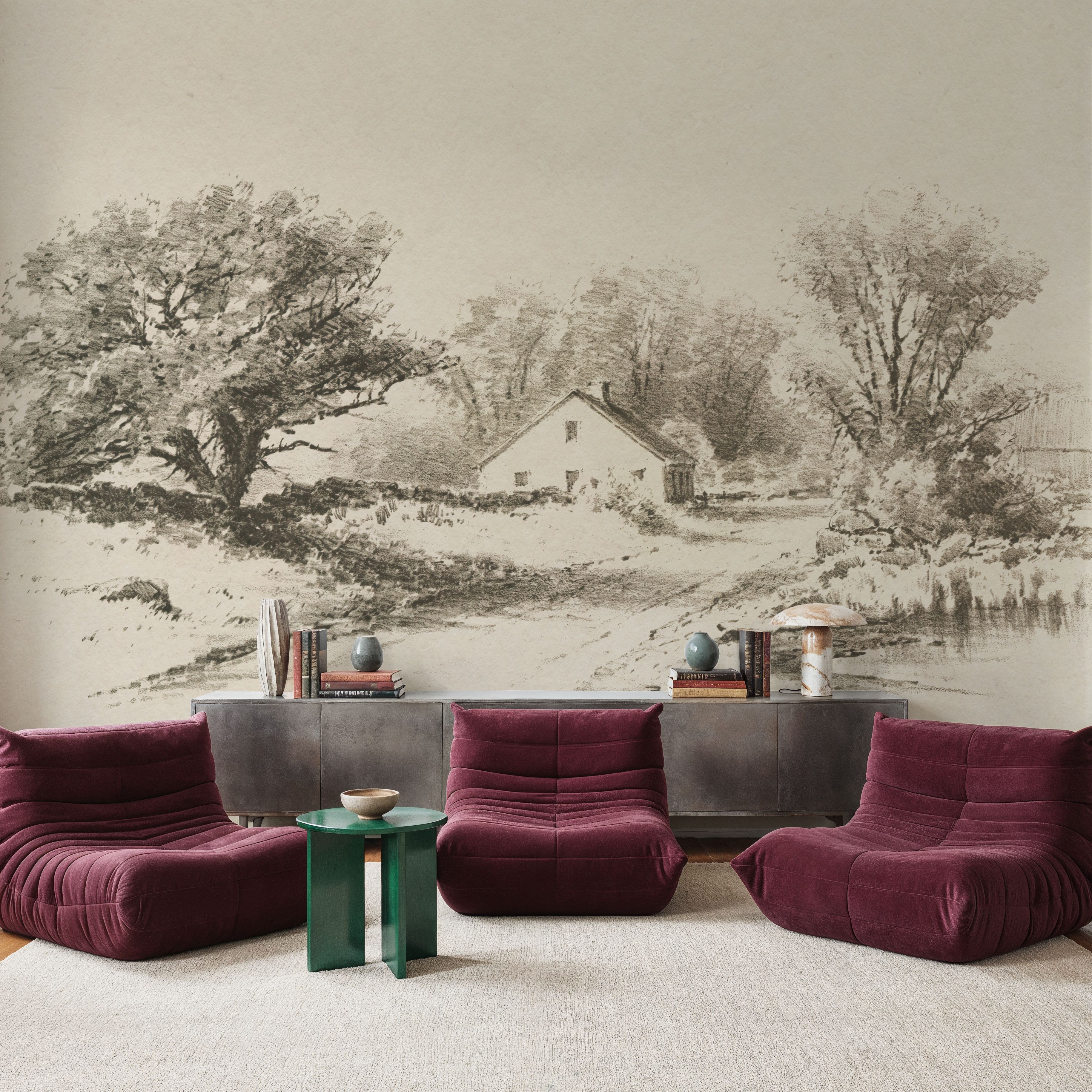 Cottage Pencil Drawing I