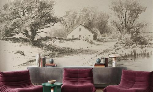 Cottage Pencil Drawing I