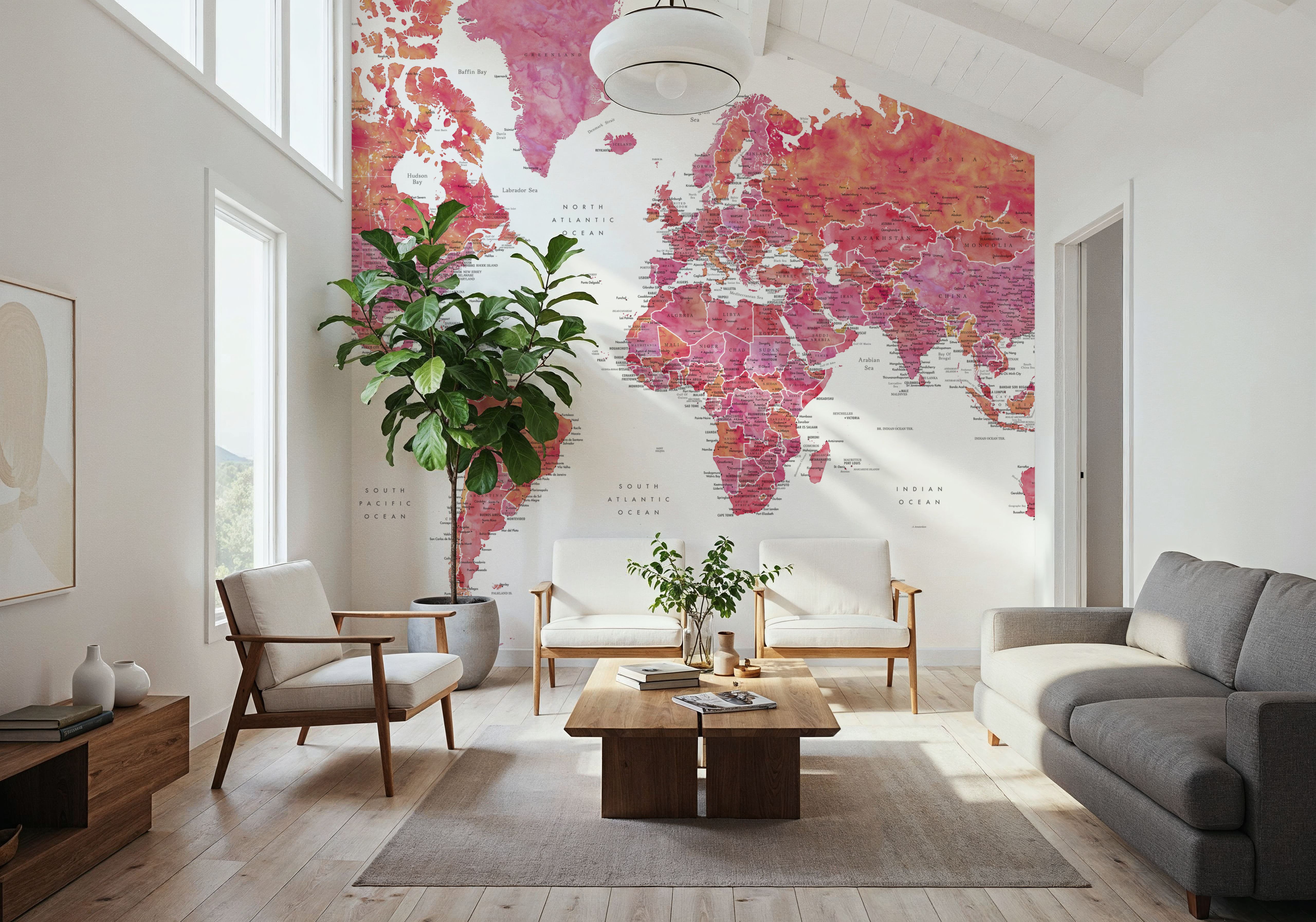 World Map Cities - Tatiana