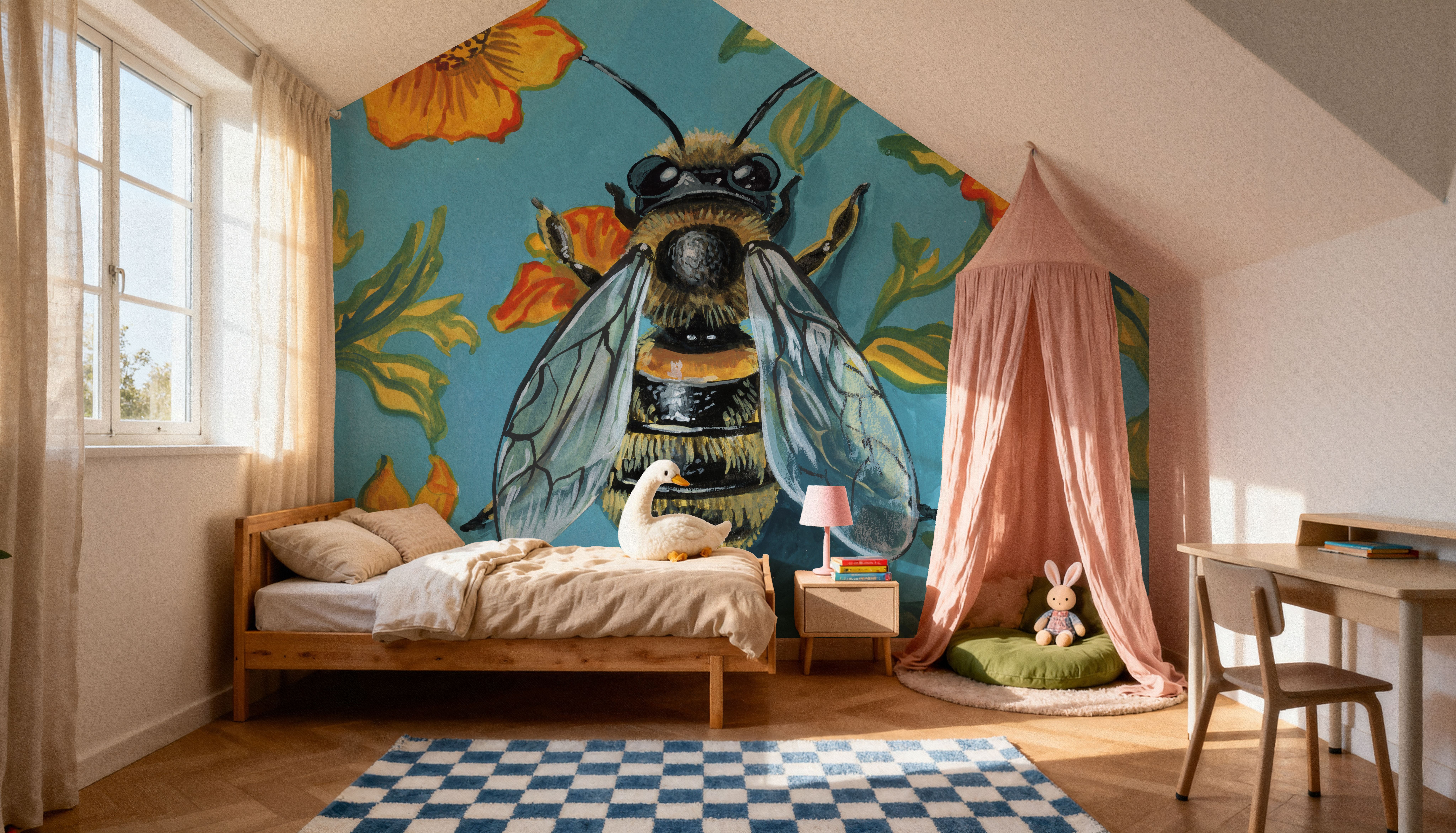 Honeybee on The Wall