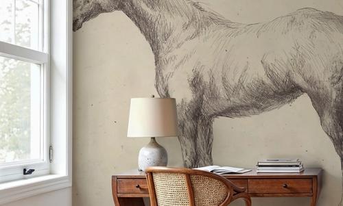 Standing Horse Sketch