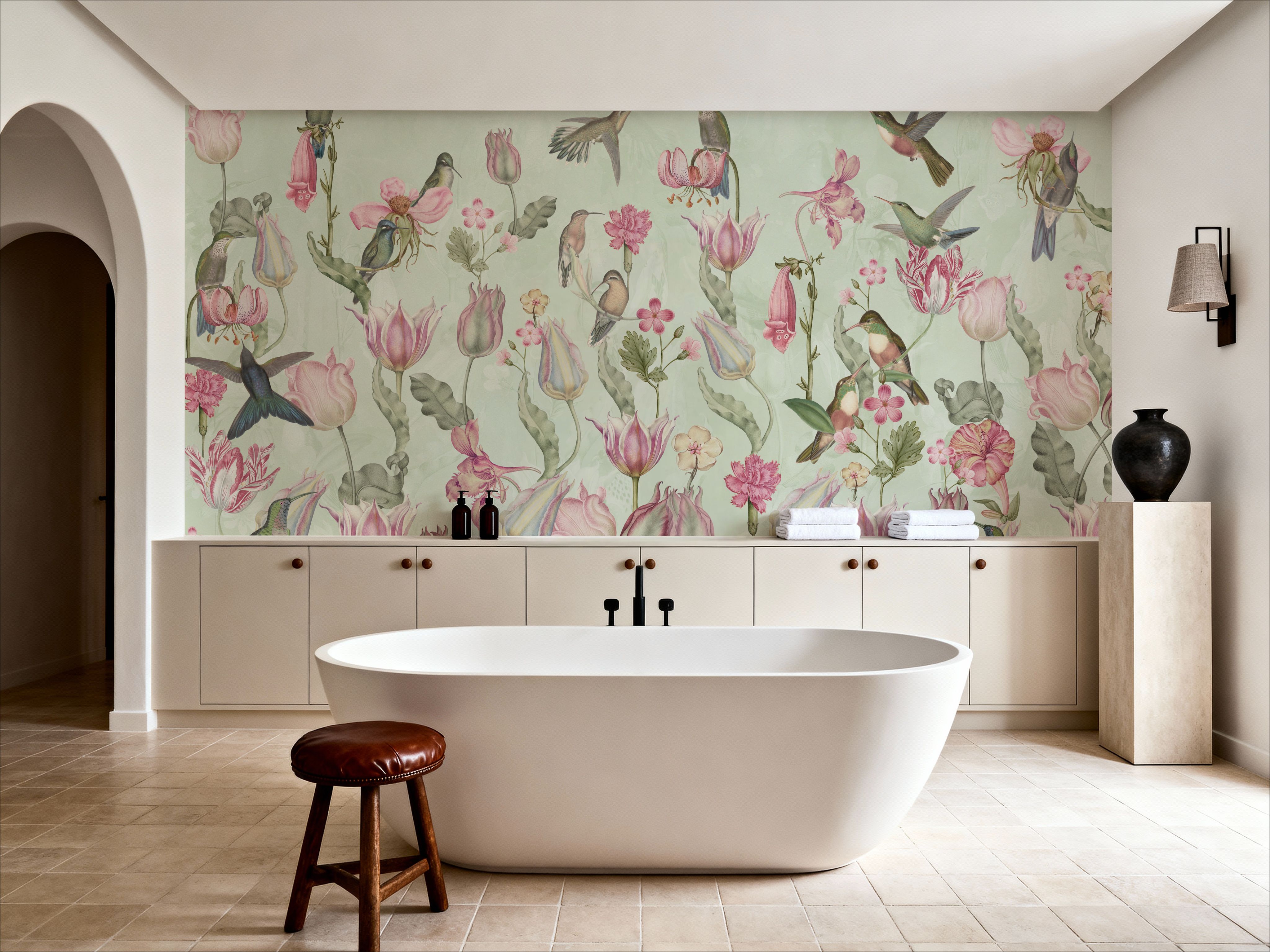 Tulips & Birds, Mint