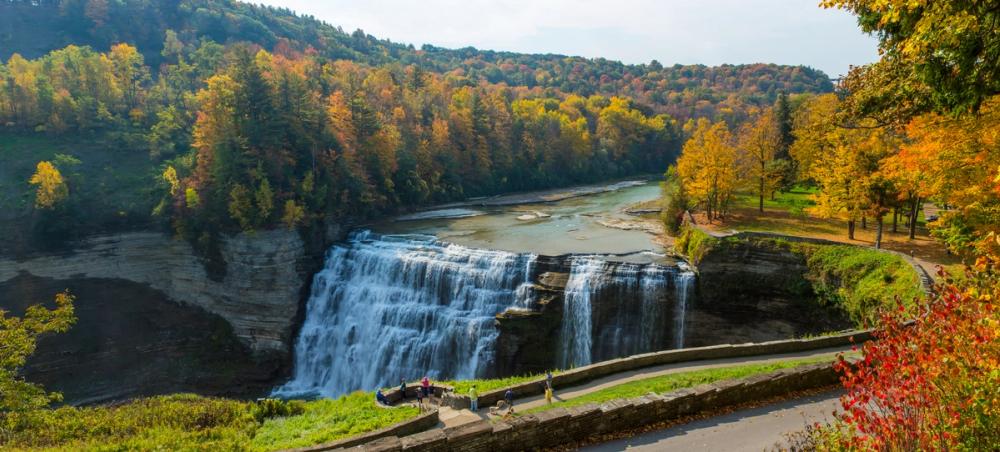 Middle Falls in Autumn