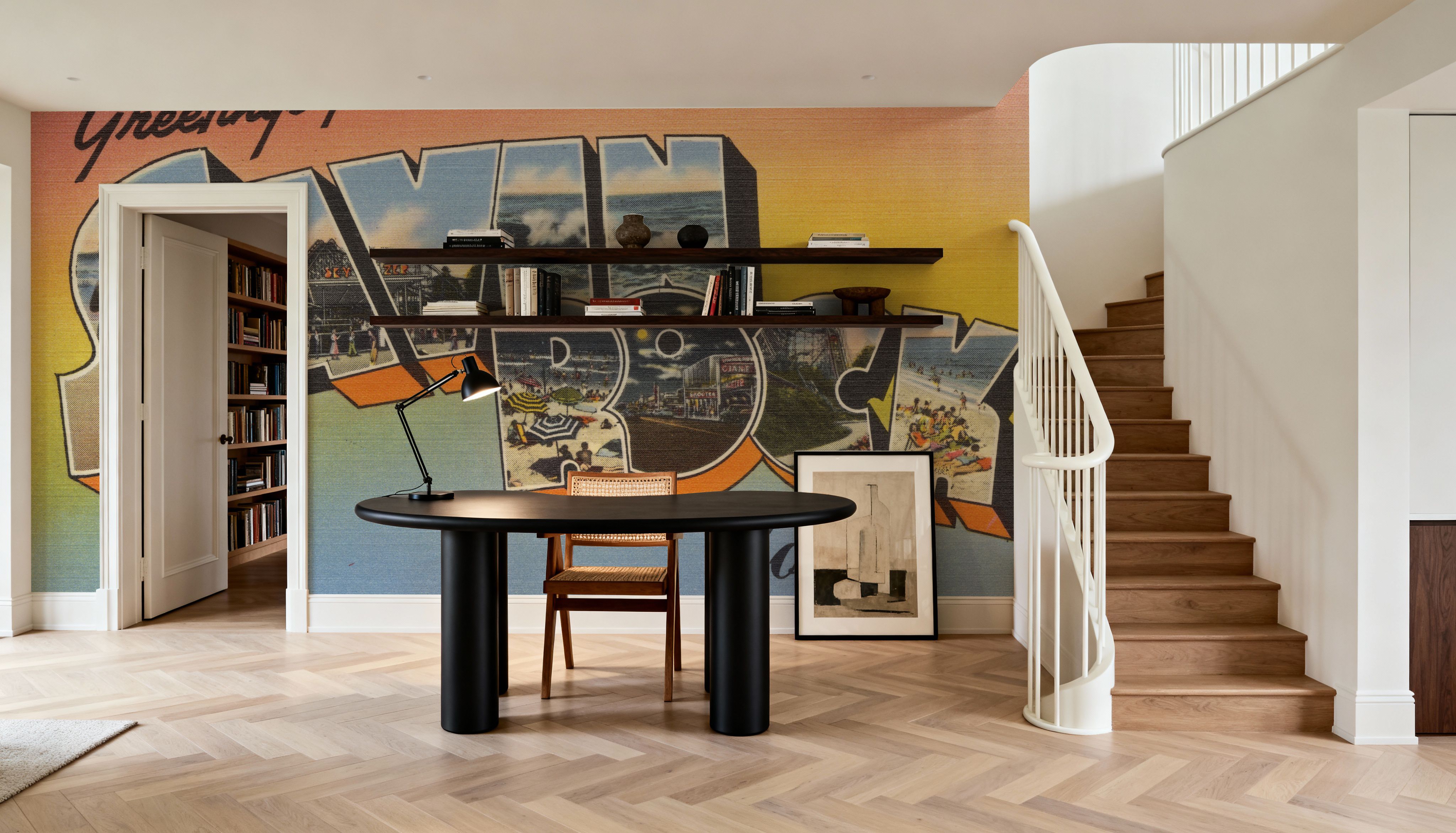 Greetings from Savin Rock - Screenprint Postcard