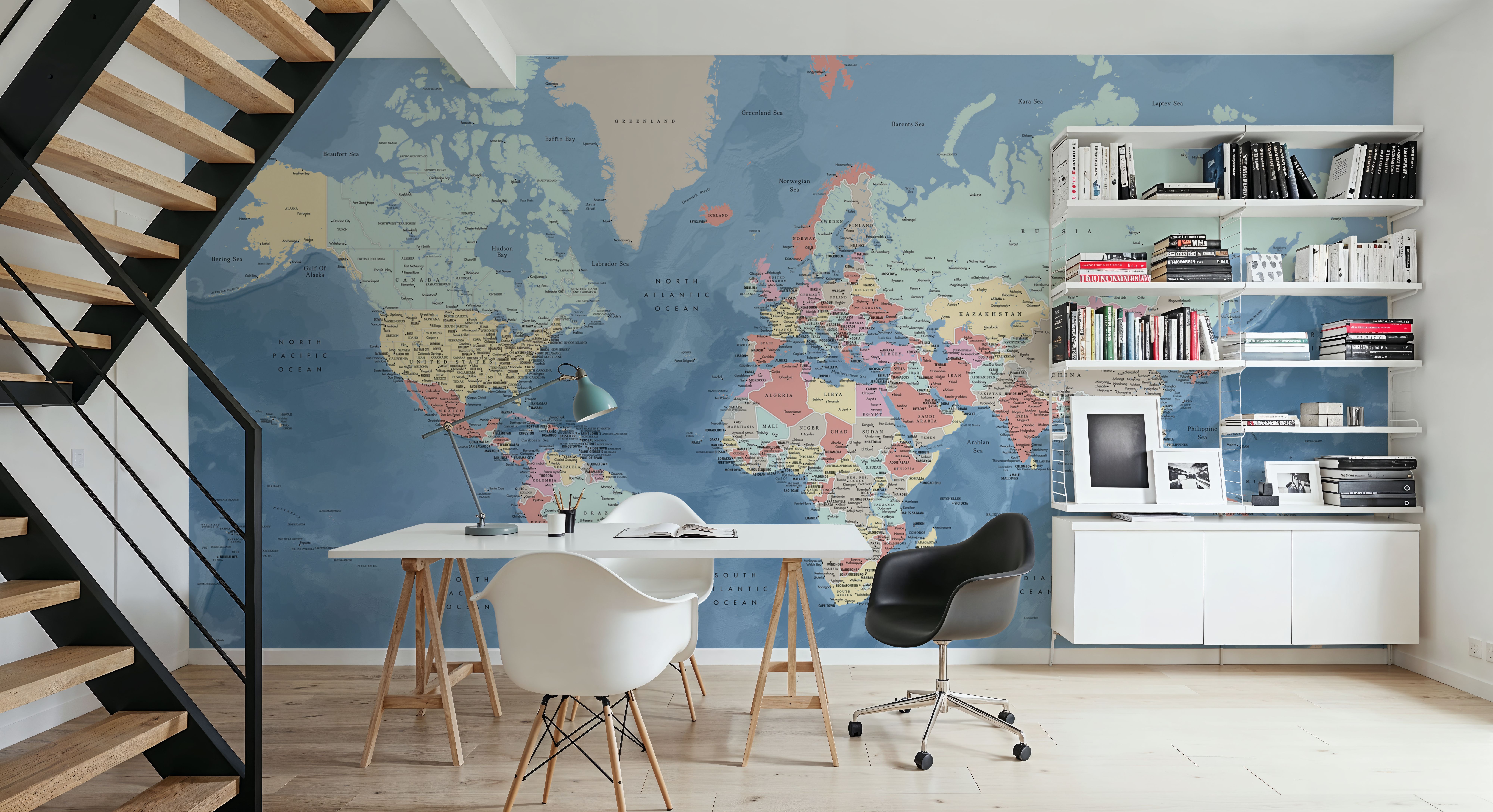 World Map Cities - Vickie