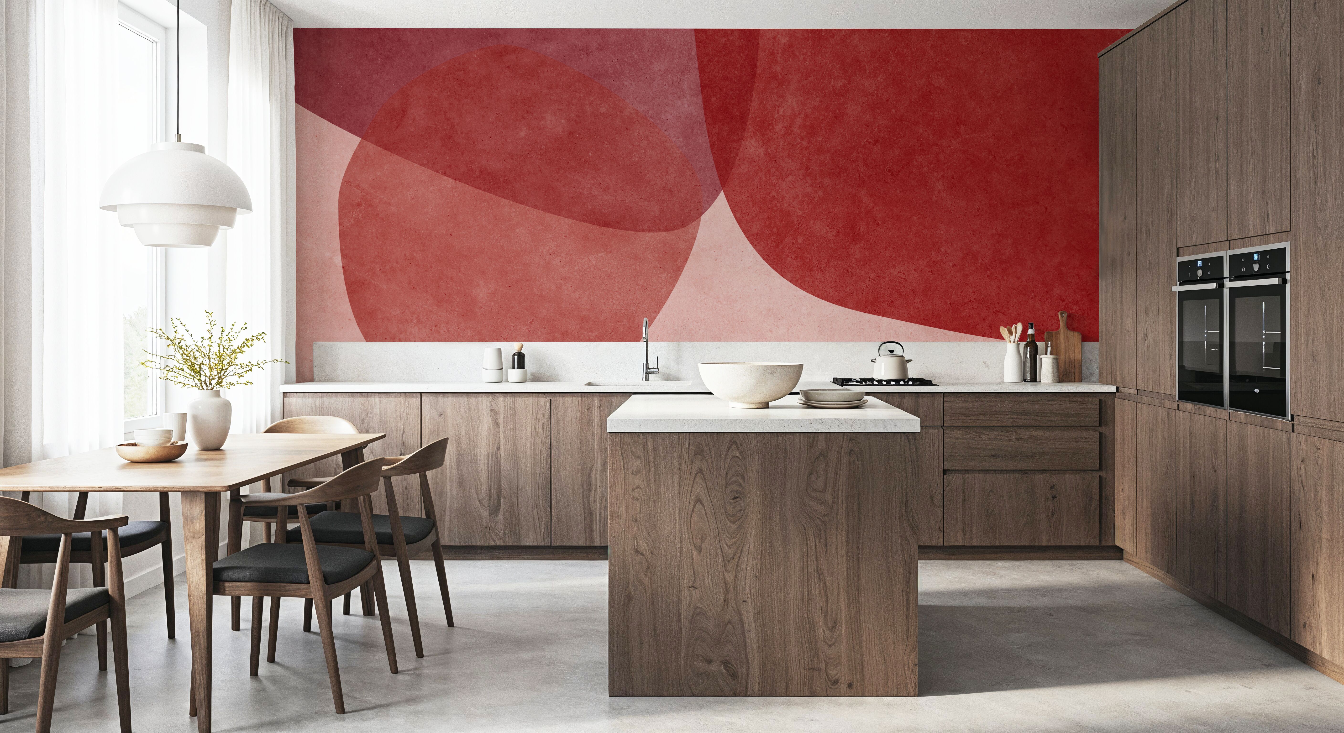Embracing Shapes, Cherry Red