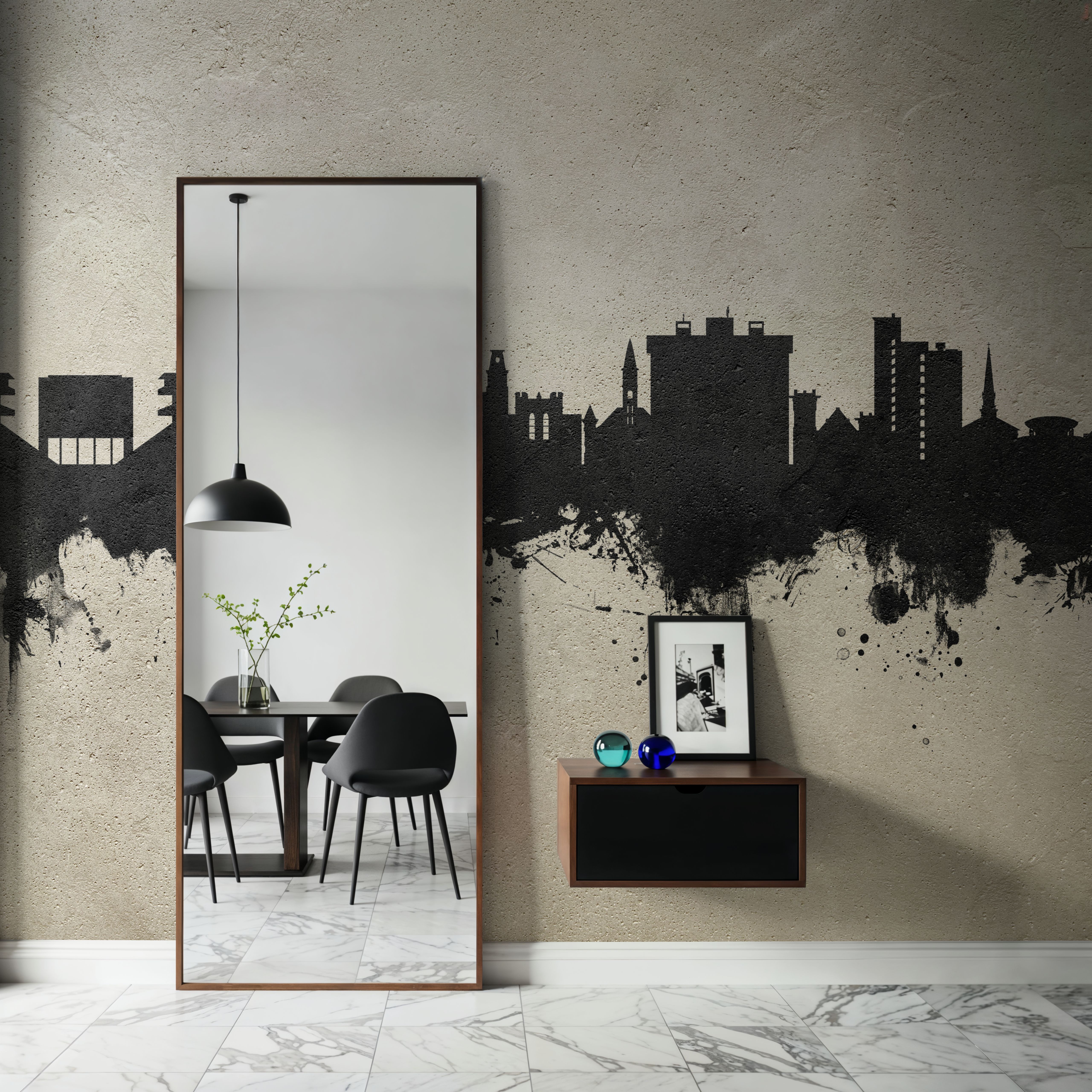 Fayetteville Arkansas Skyline Concrete