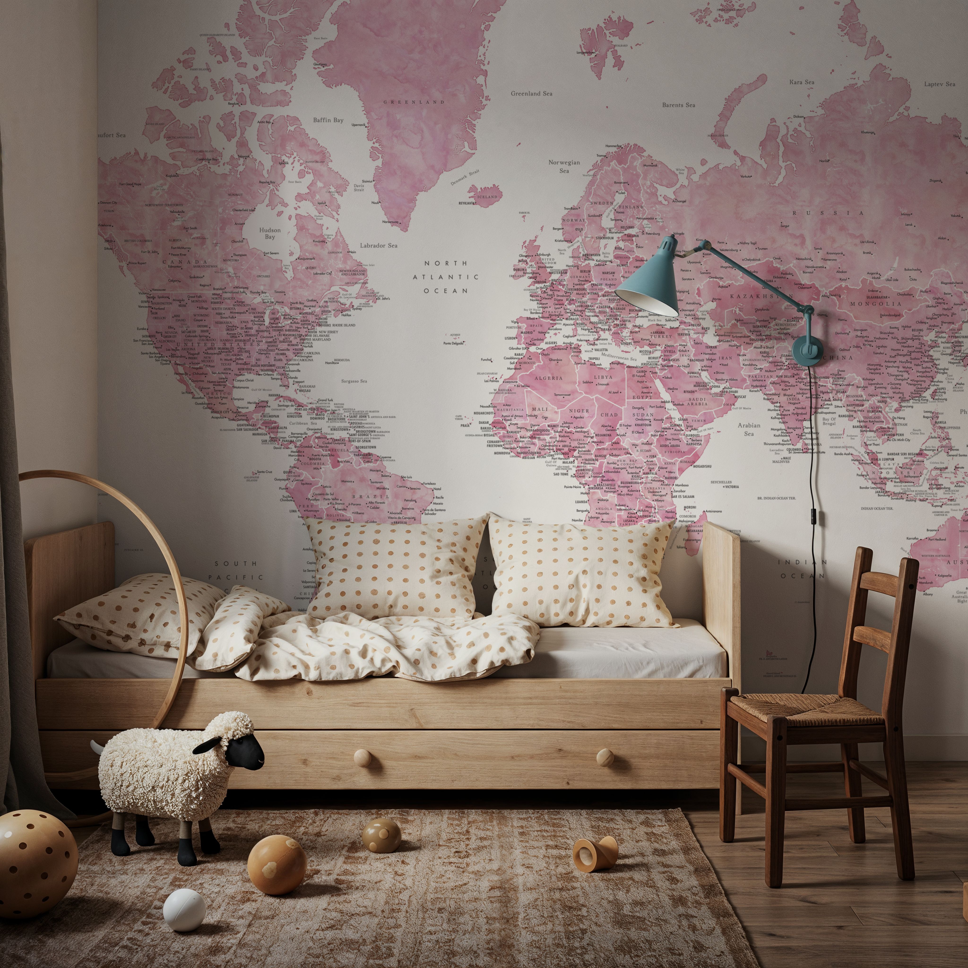 World Map Cities - Damla