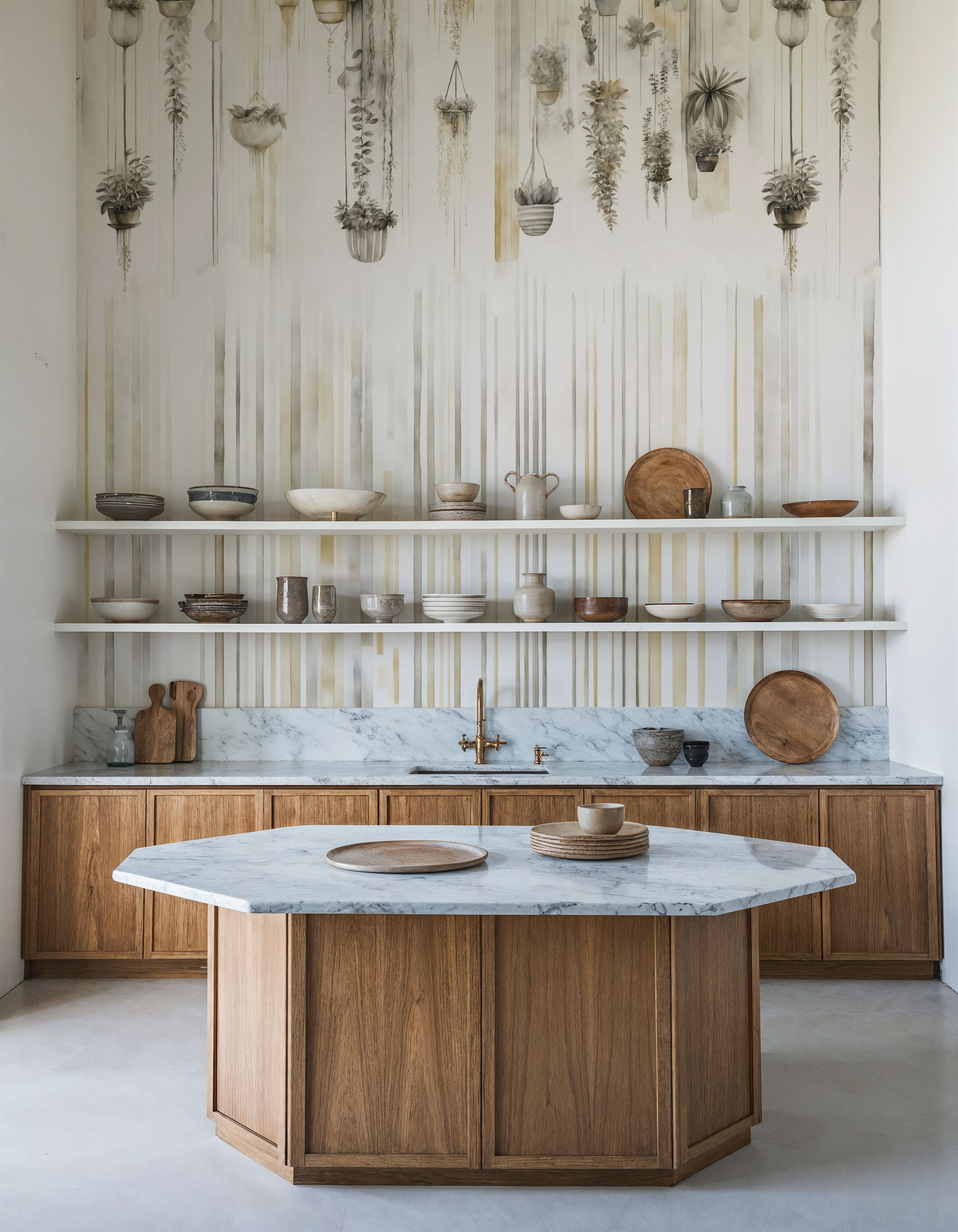 Hanging Watercolor Gardens