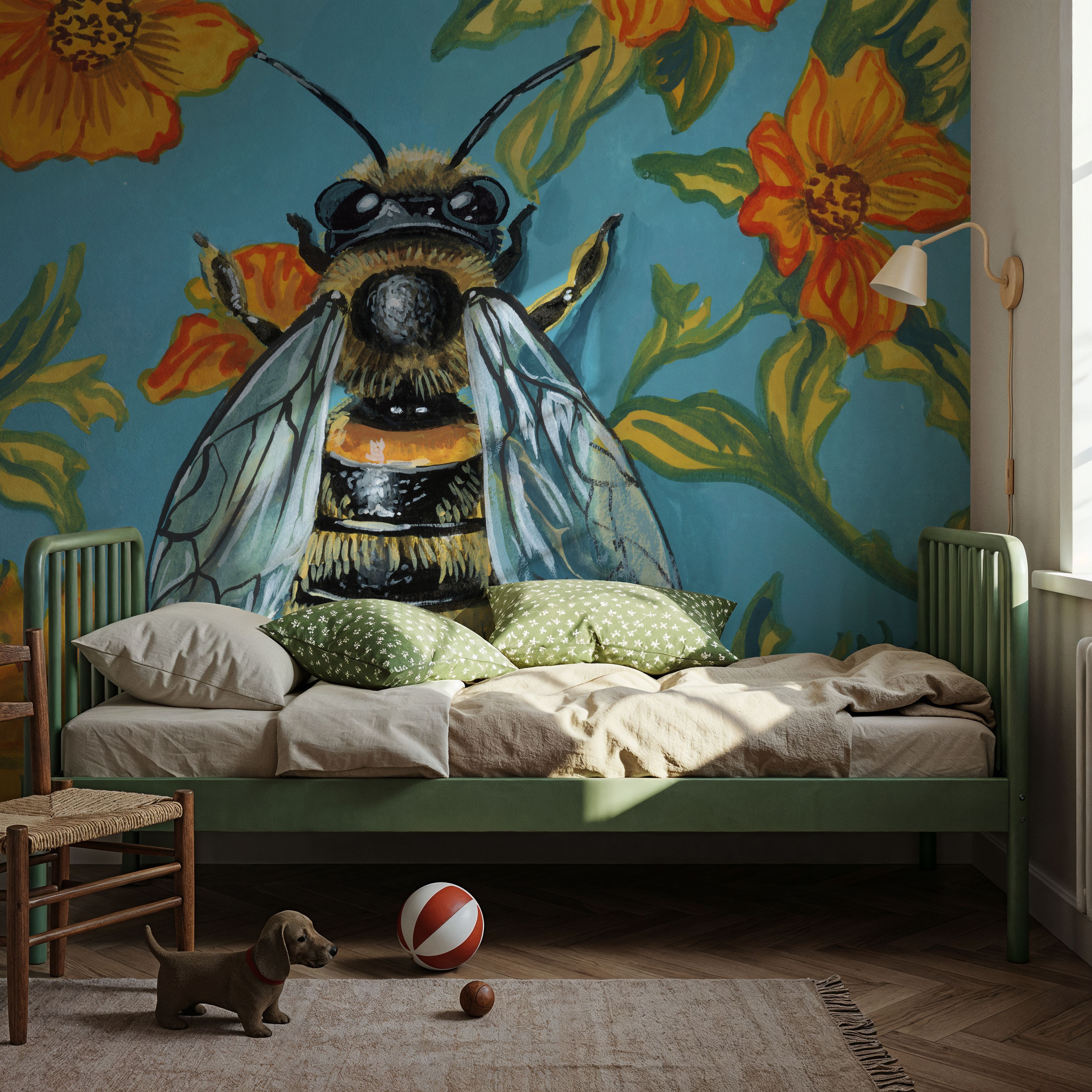 Honeybee on The Wall