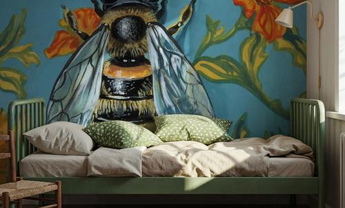 Honeybee on The Wall