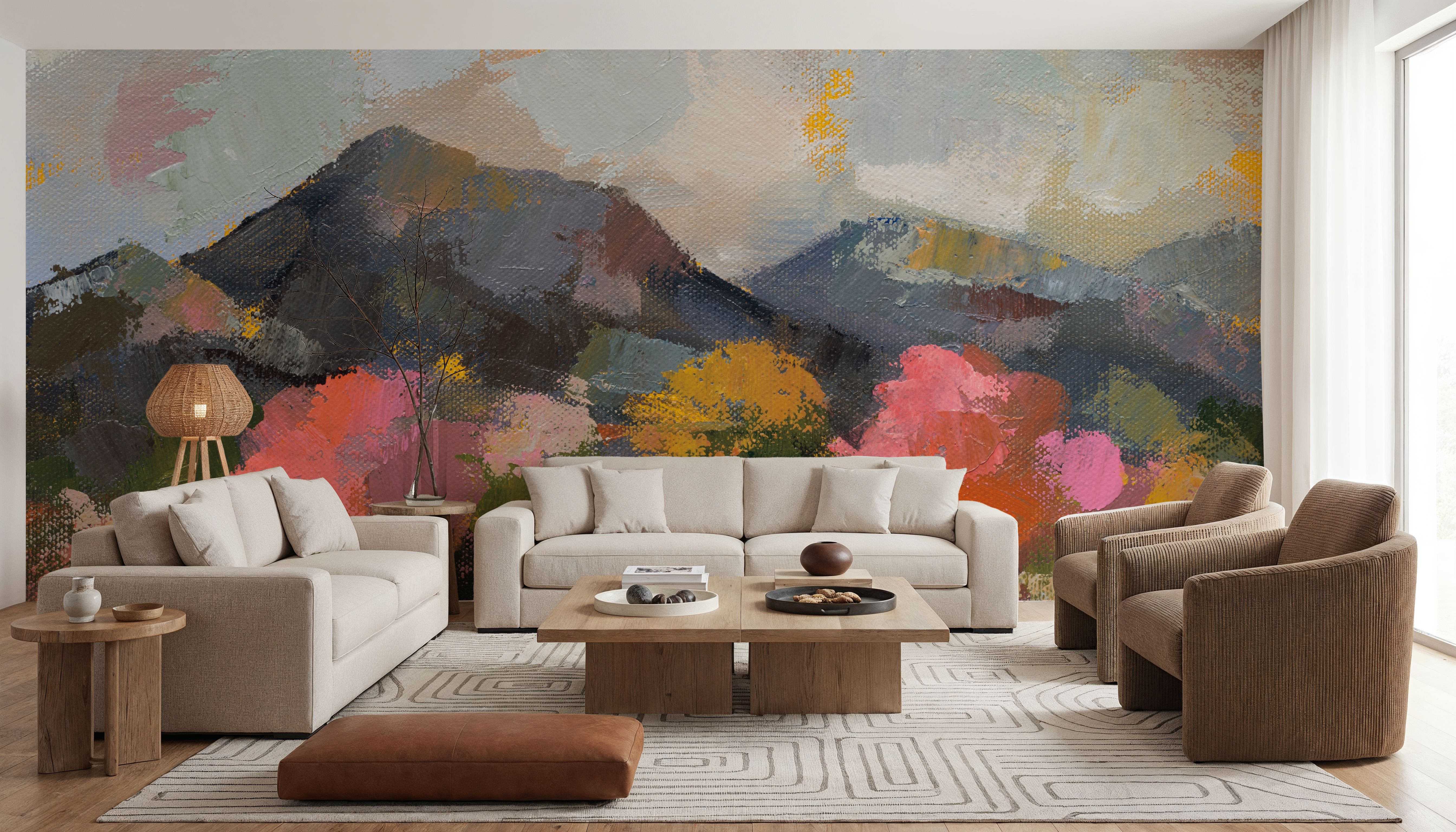 Sunset in April, Wallpaper