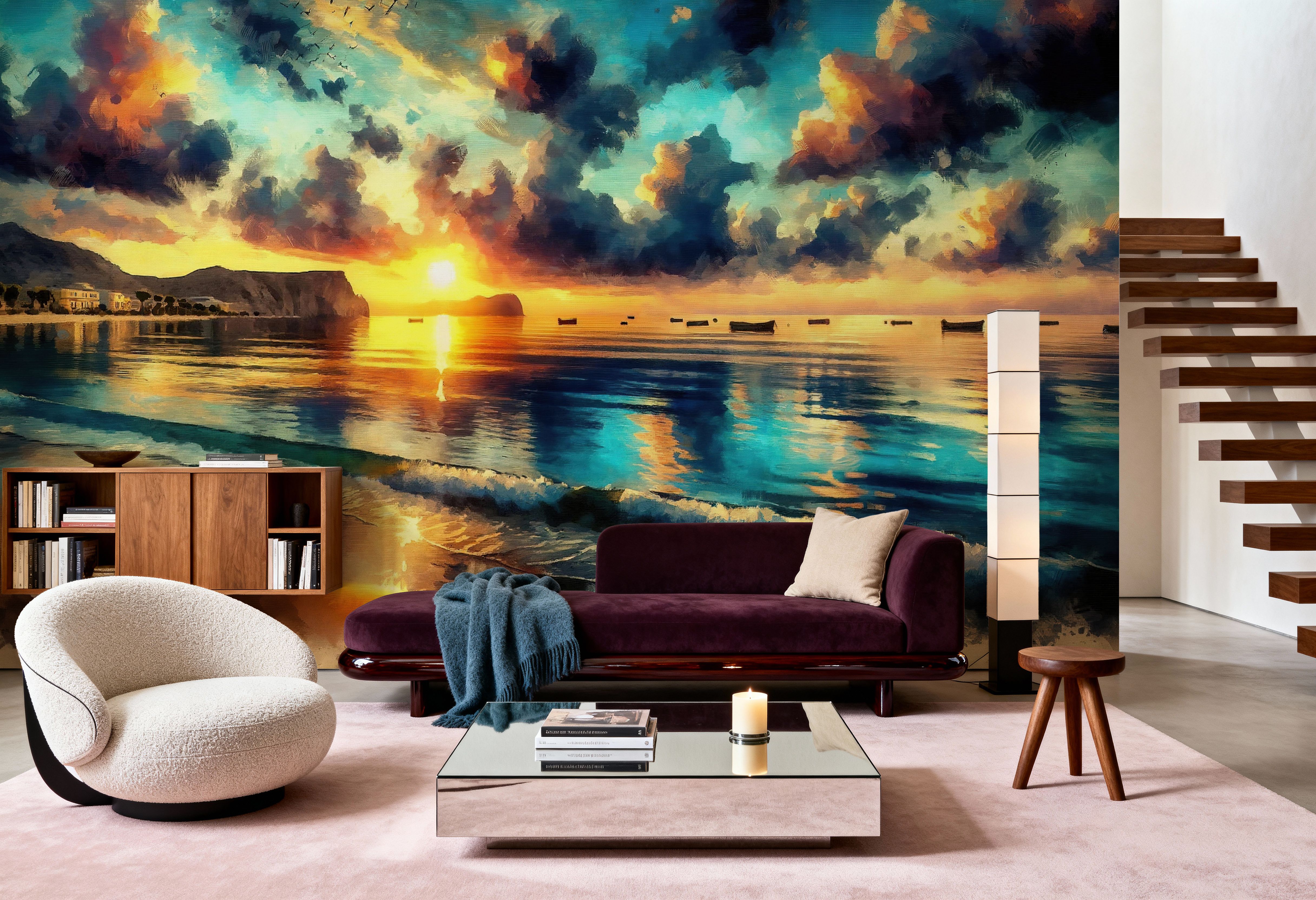 Stunning Coastal Sunset Scene