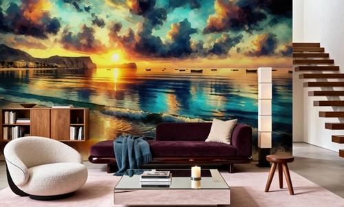 Stunning Coastal Sunset Scene