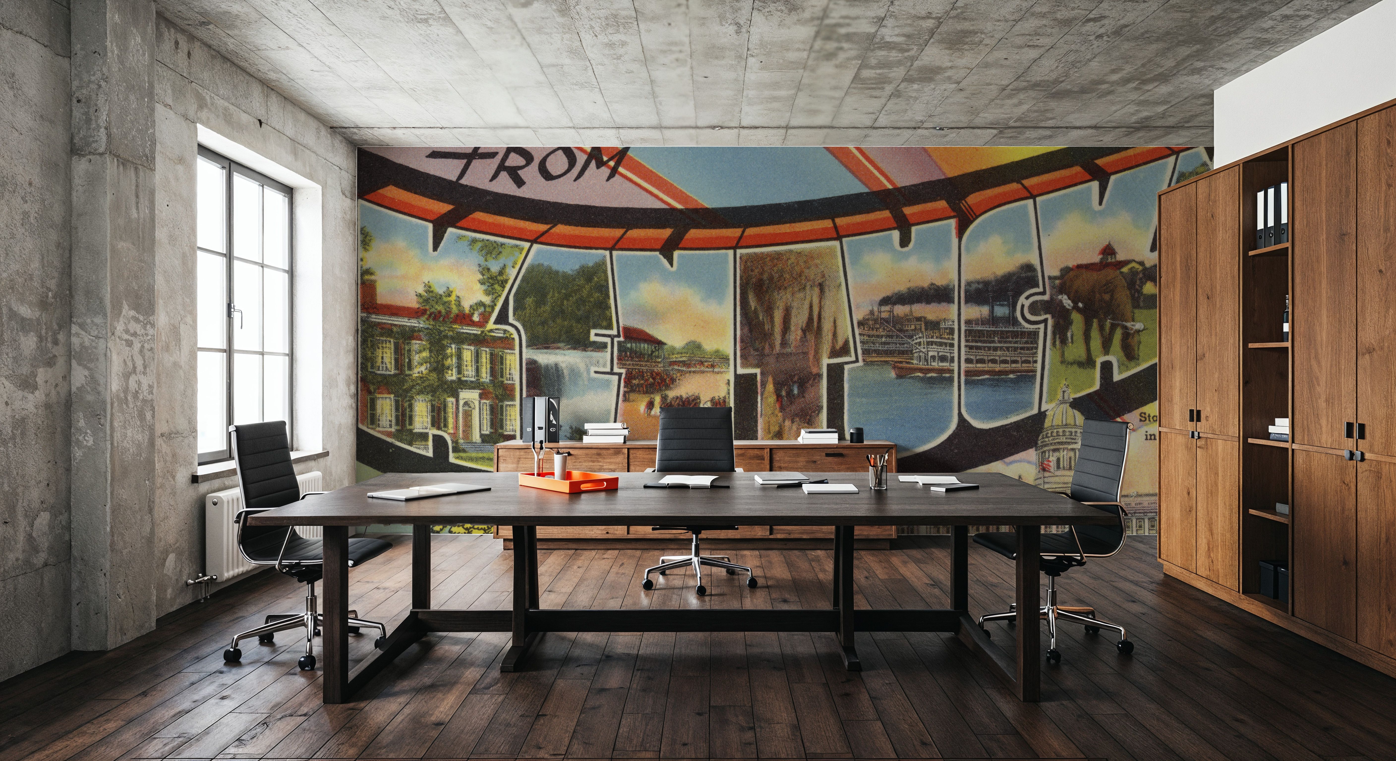 Greetings from Kentucky - Screenprint Postcard