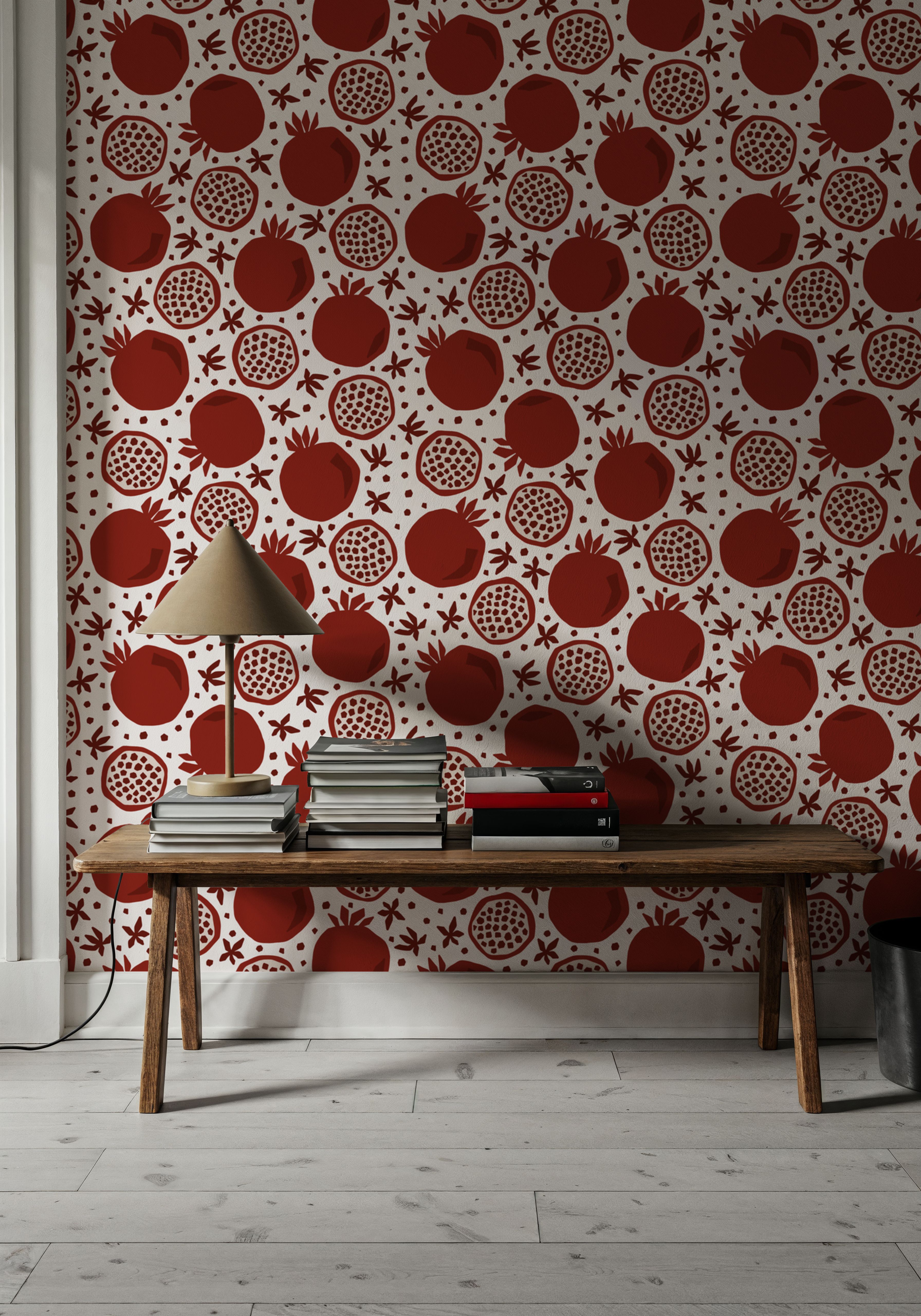 Popping Pomegranates, Wallpaper