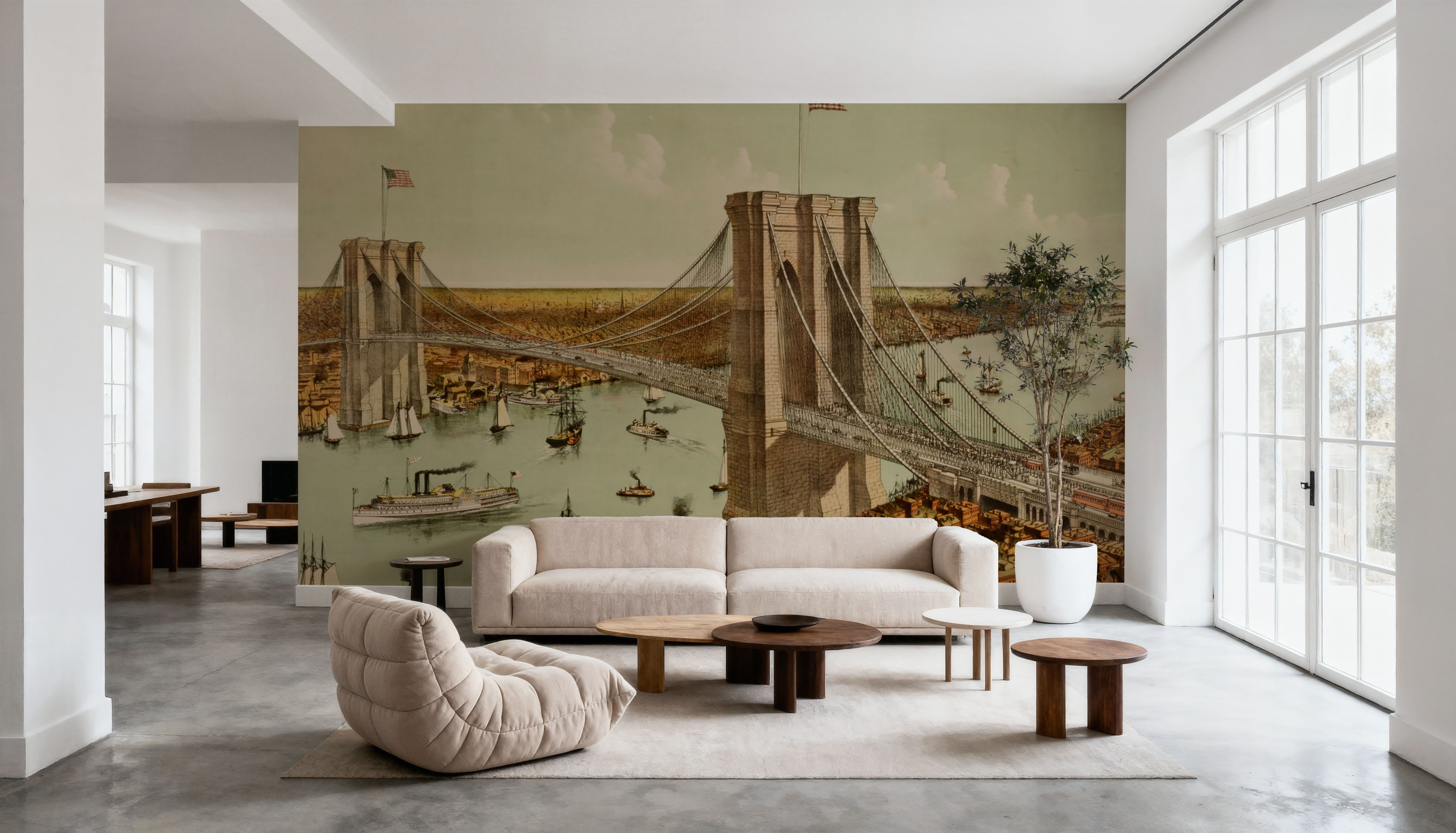 Great East River Bridge, Wallpaper