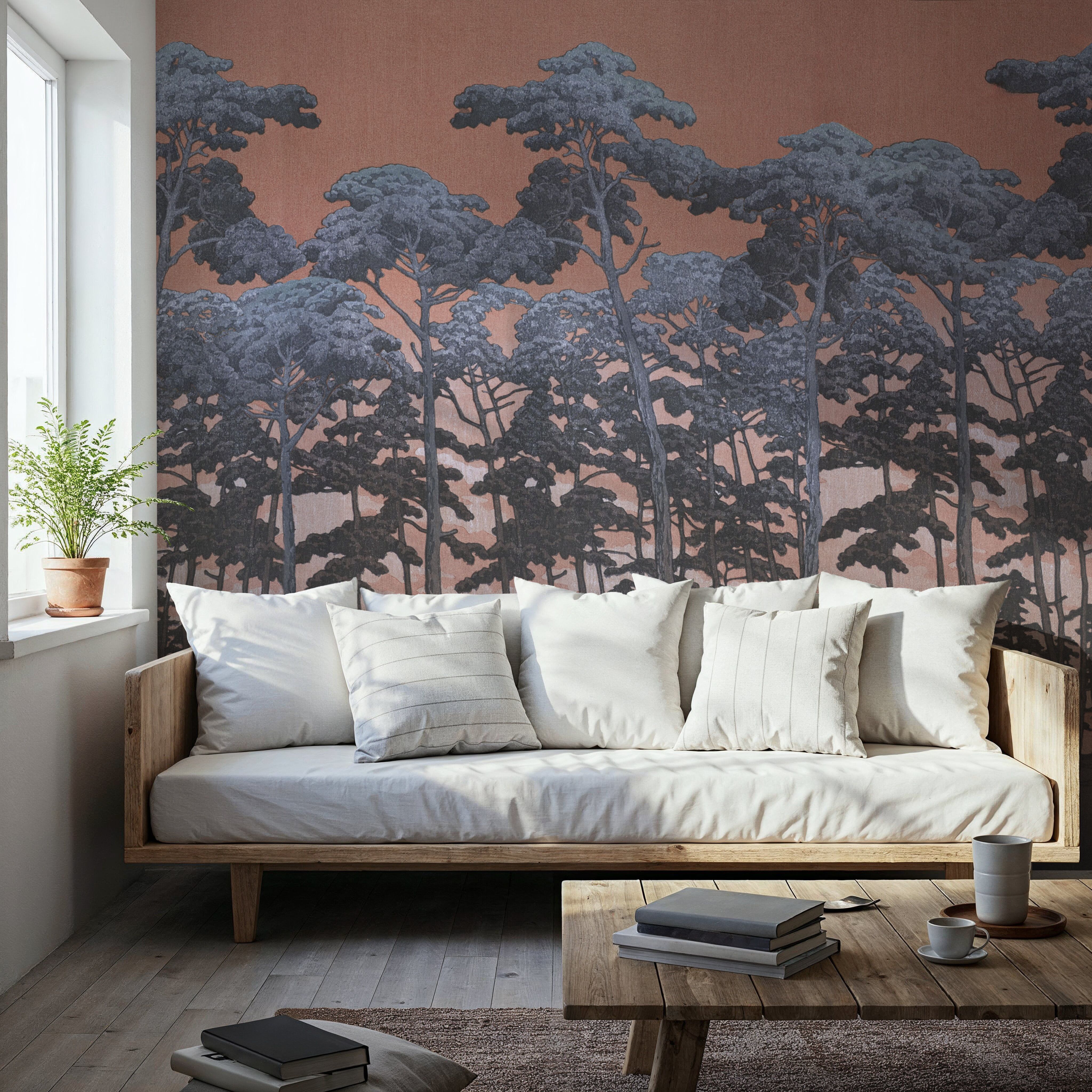 Tranquil Pinescape, Sunset