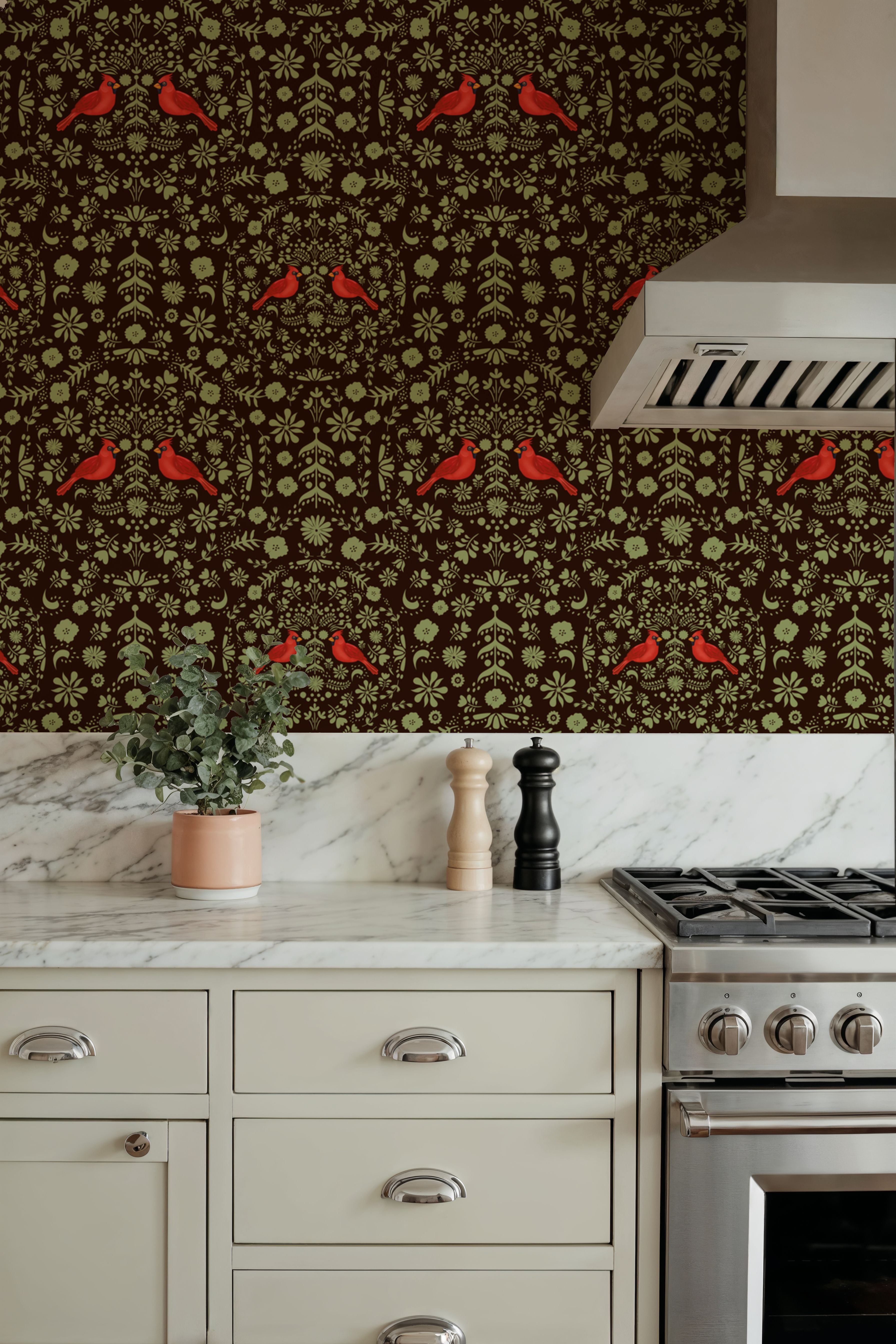 Cardinal Christmas, Green