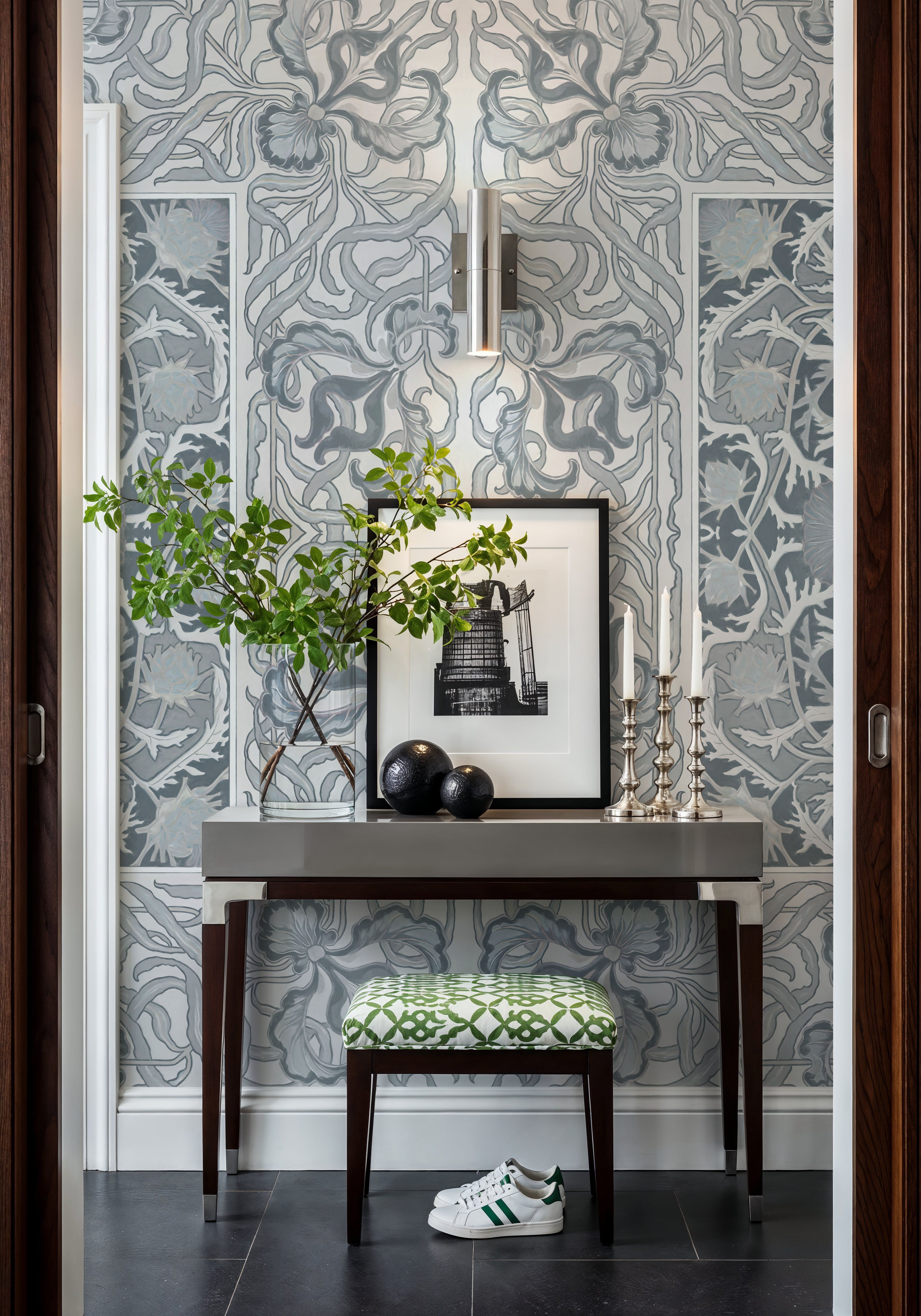 Iris & Thistle Ornament, Dove