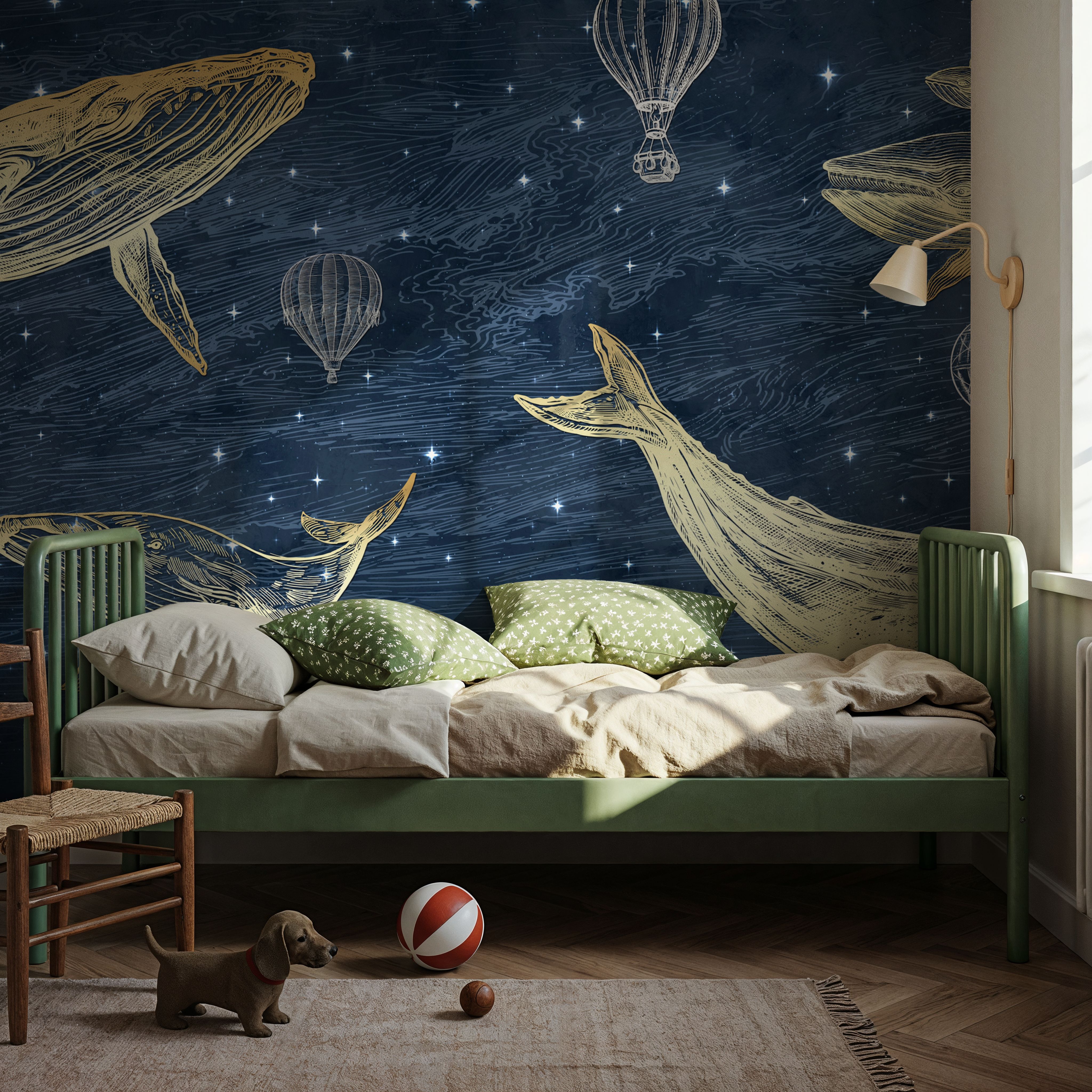 Whales in The Sky with Balloons, Midnight
