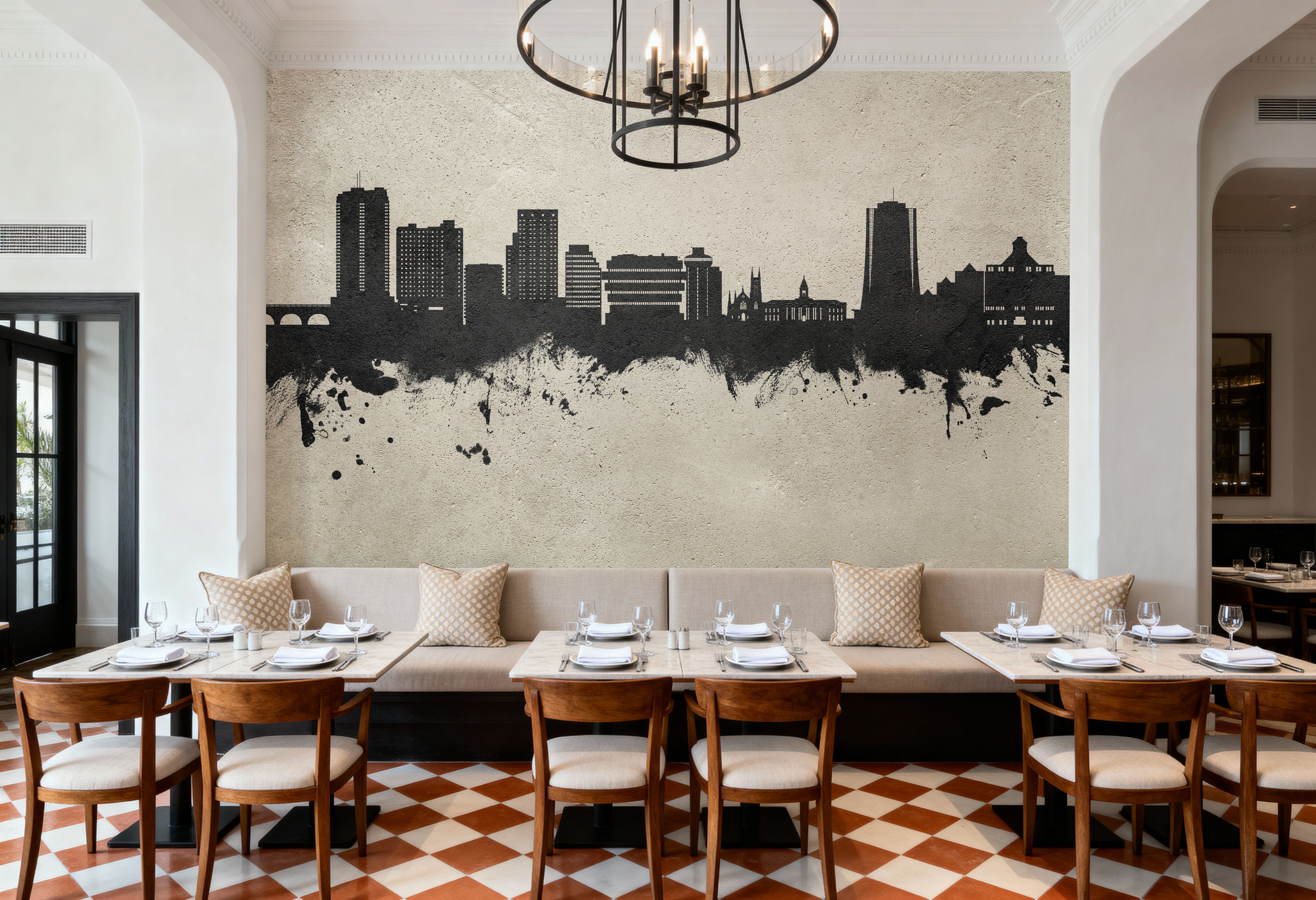 Stamford Connecticut Skyline Concrete