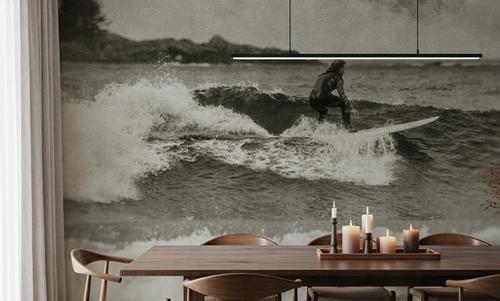 Pacific Surf III Sepia