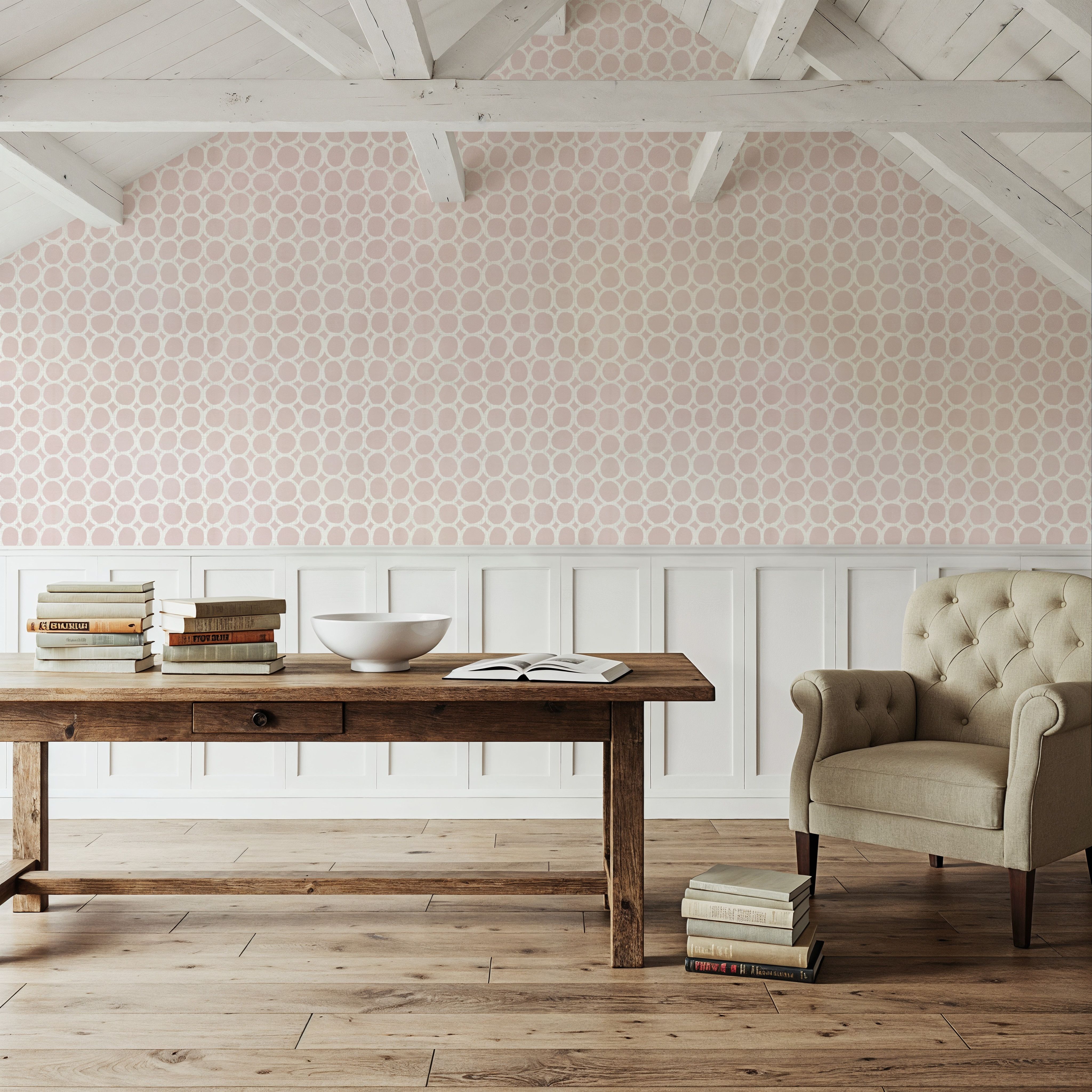 Mixed Pink Circles Inverse