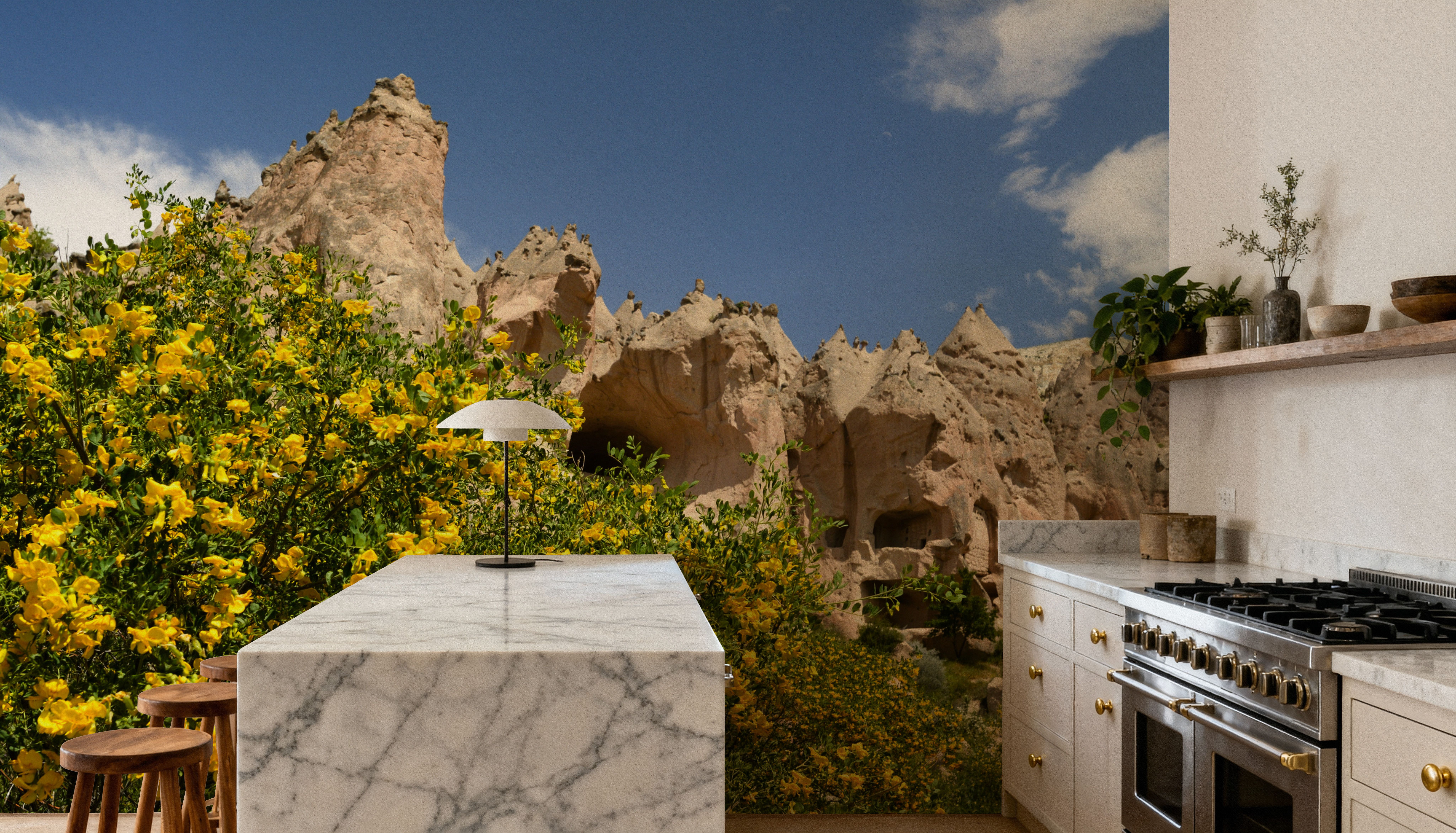 Desert Bloom, Wallpaper