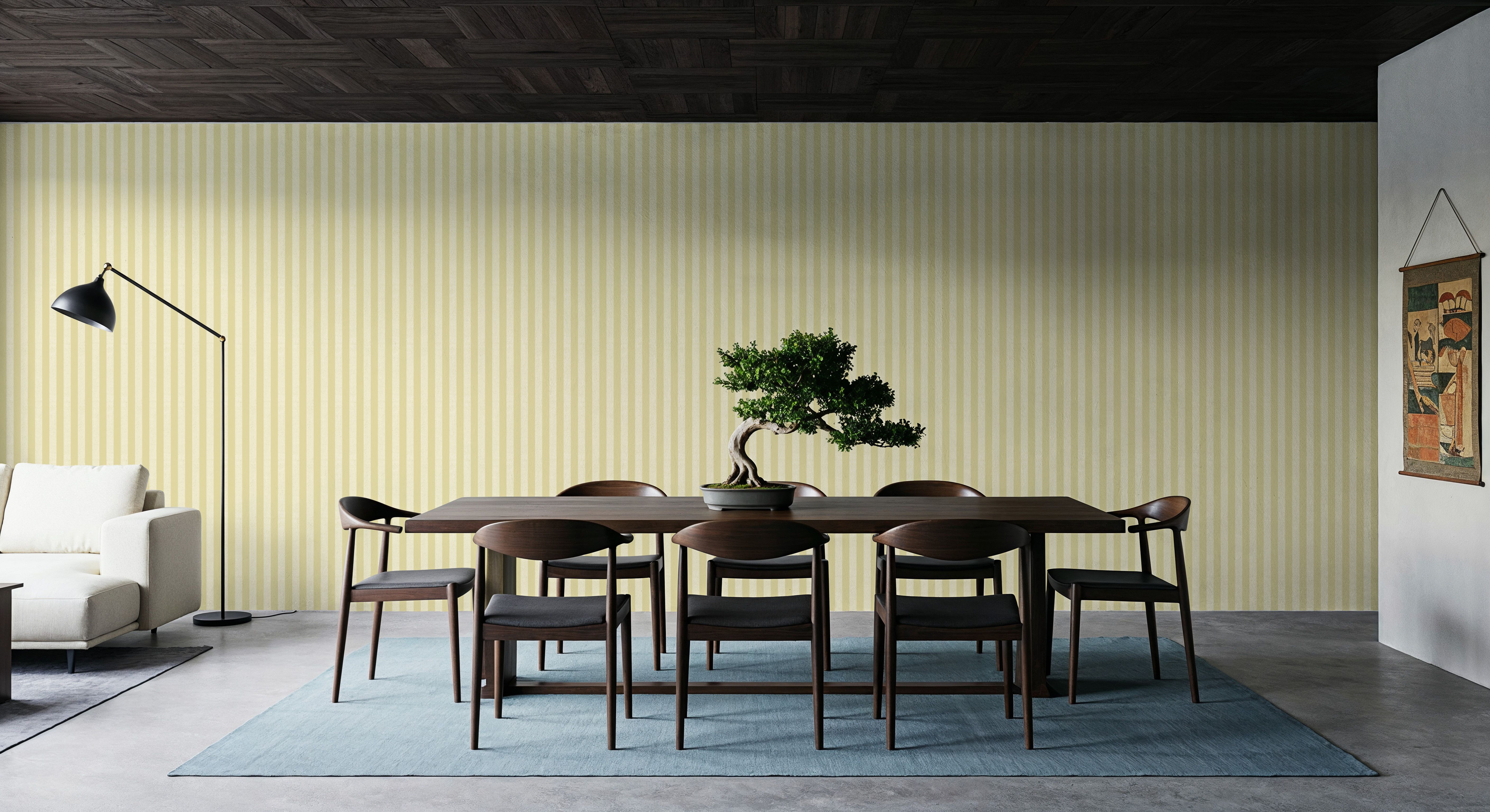 Ticking Awning Stripes, Butter
