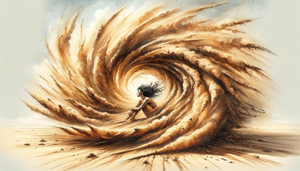 Desert Tempest's Embrace