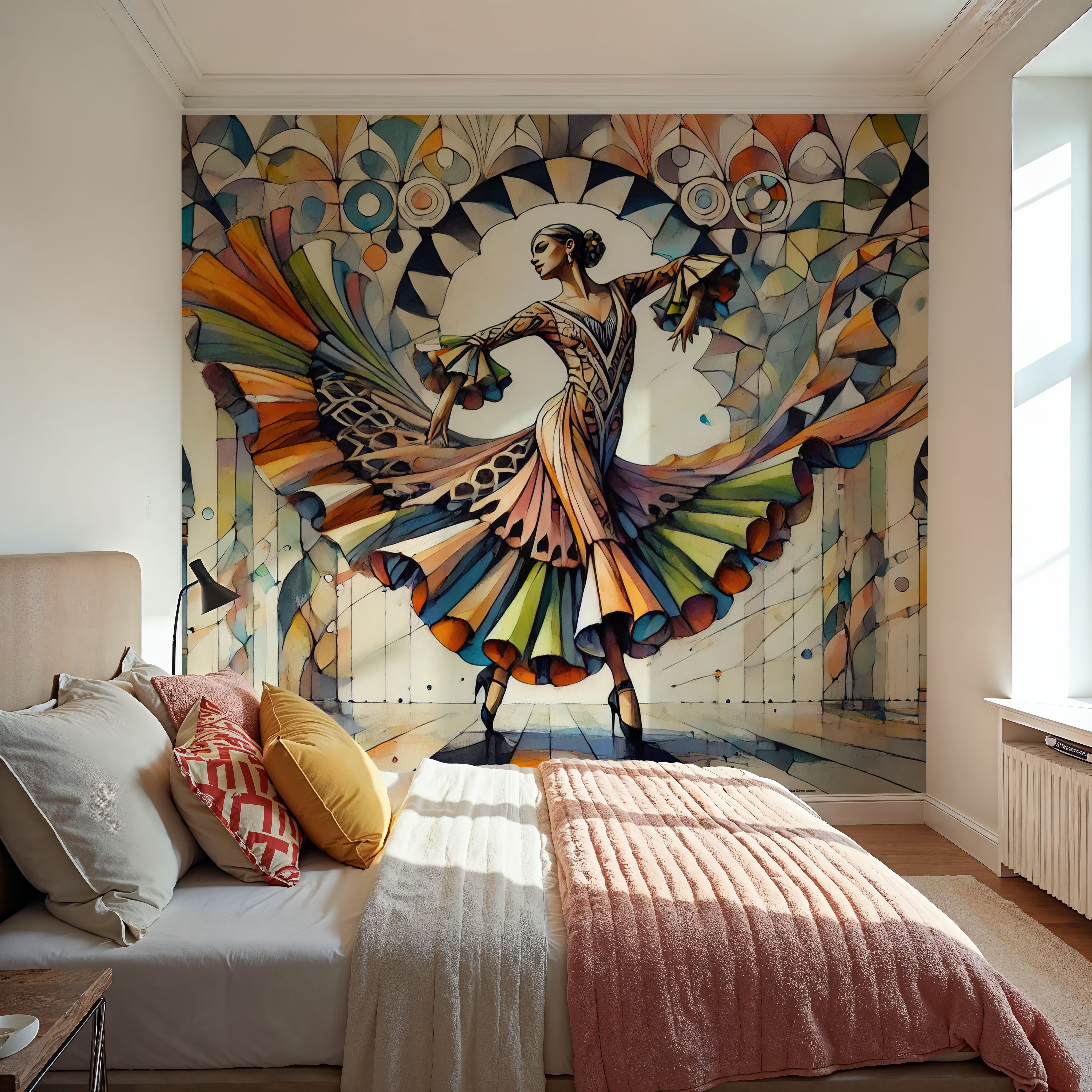 Flamenco Dancer in Art Deco