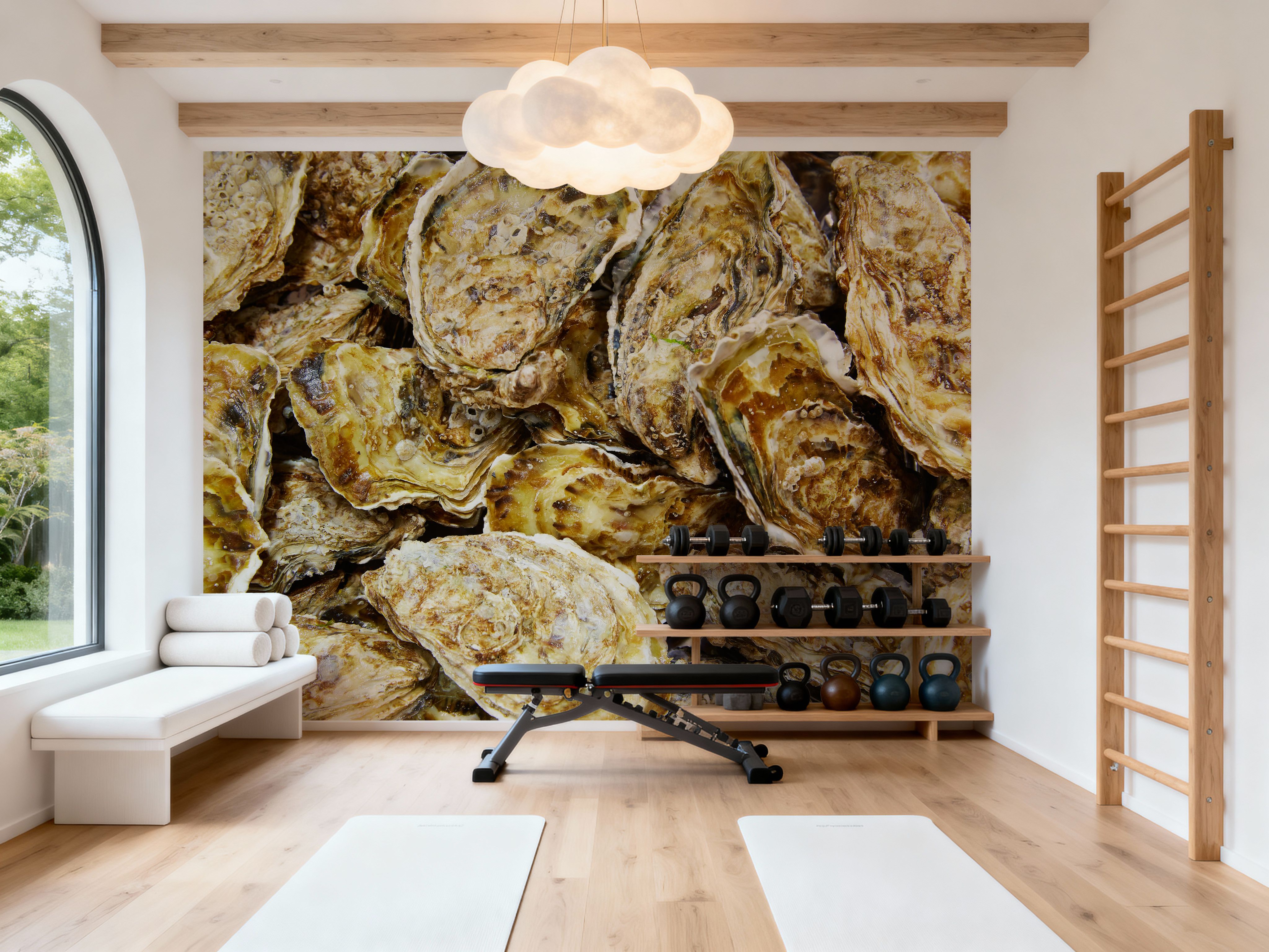 Oyster Patina, Wallpaper