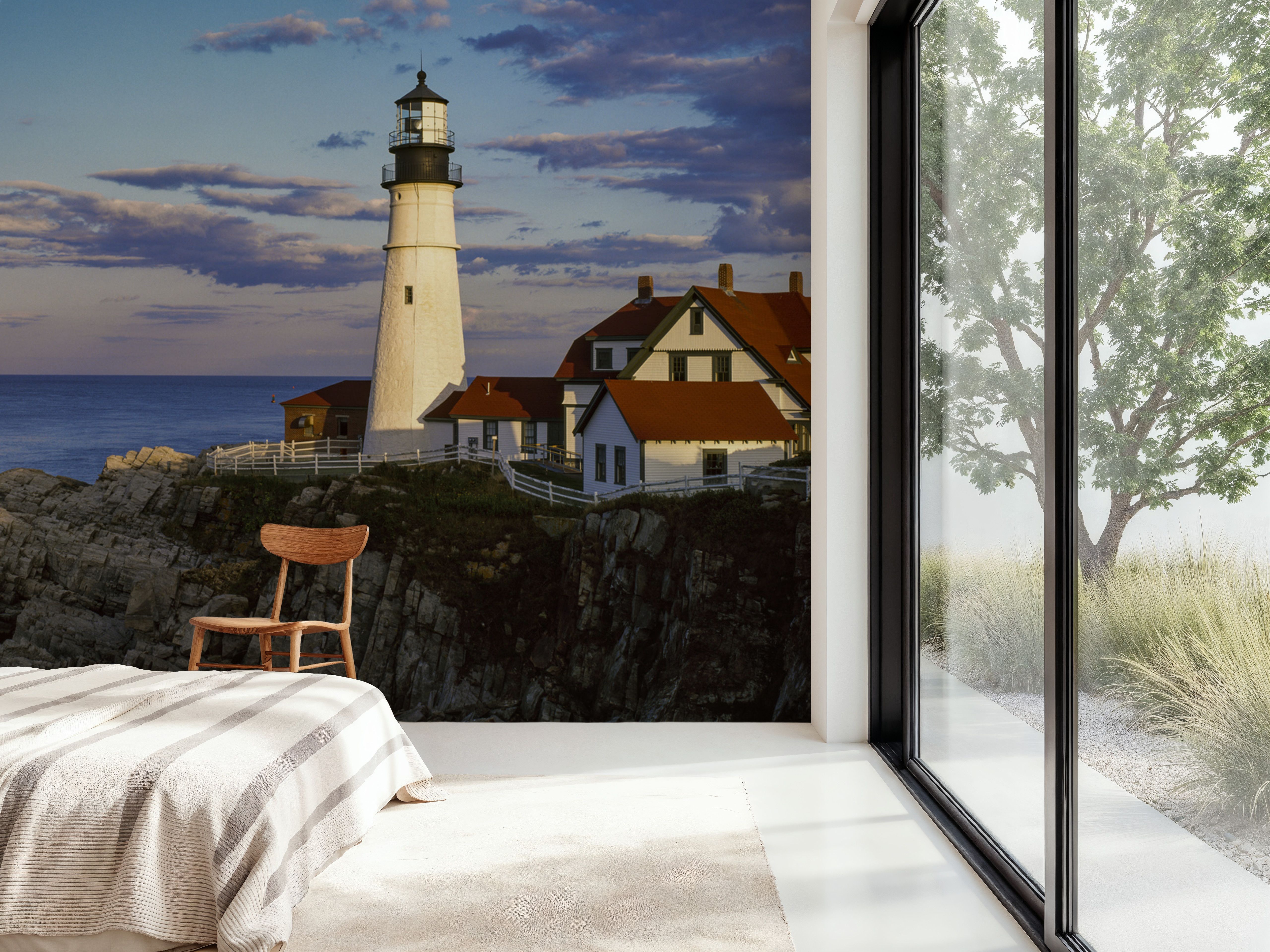 Cliffside Lighthouse Retreat