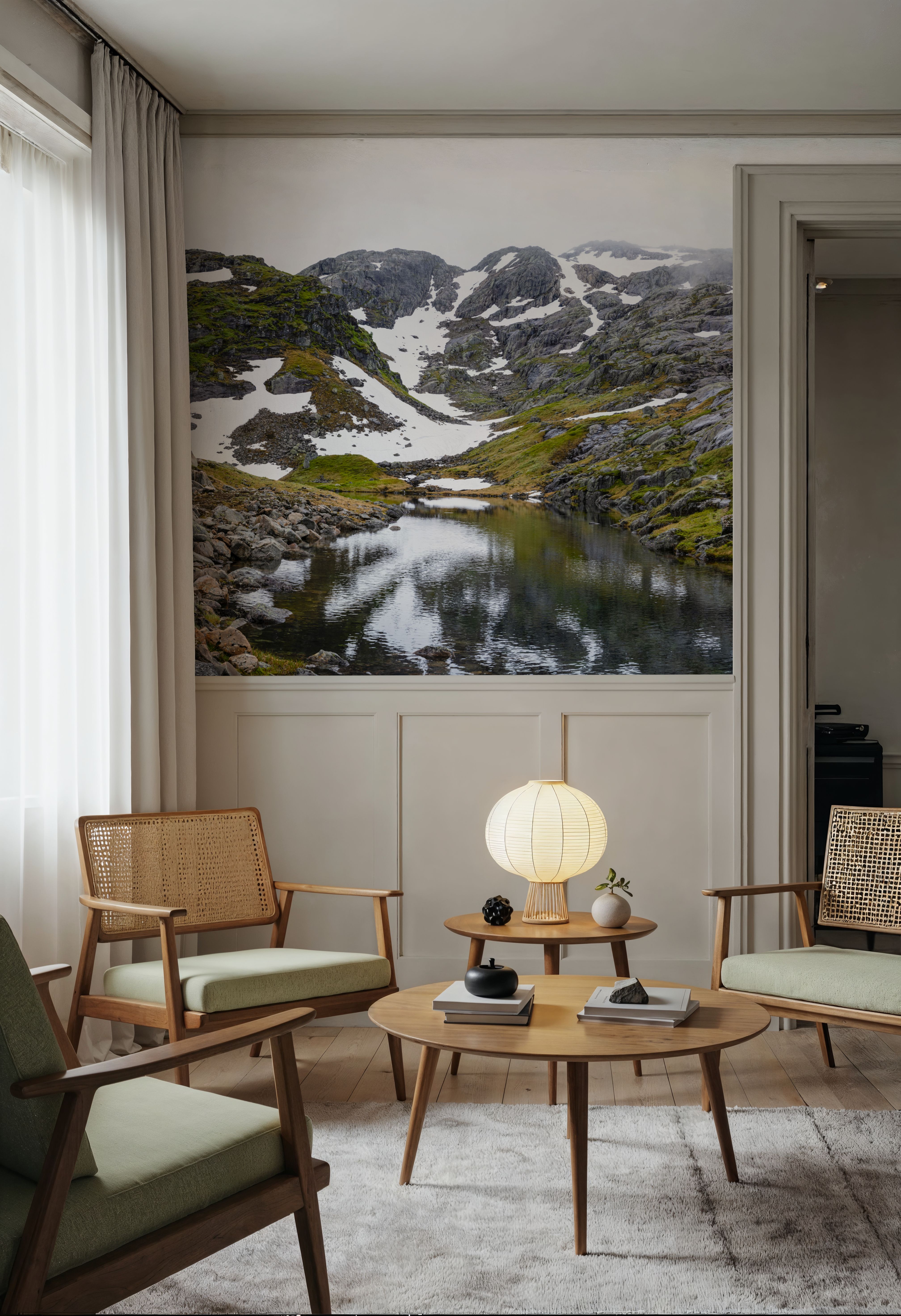 Mountain Stream Reflection