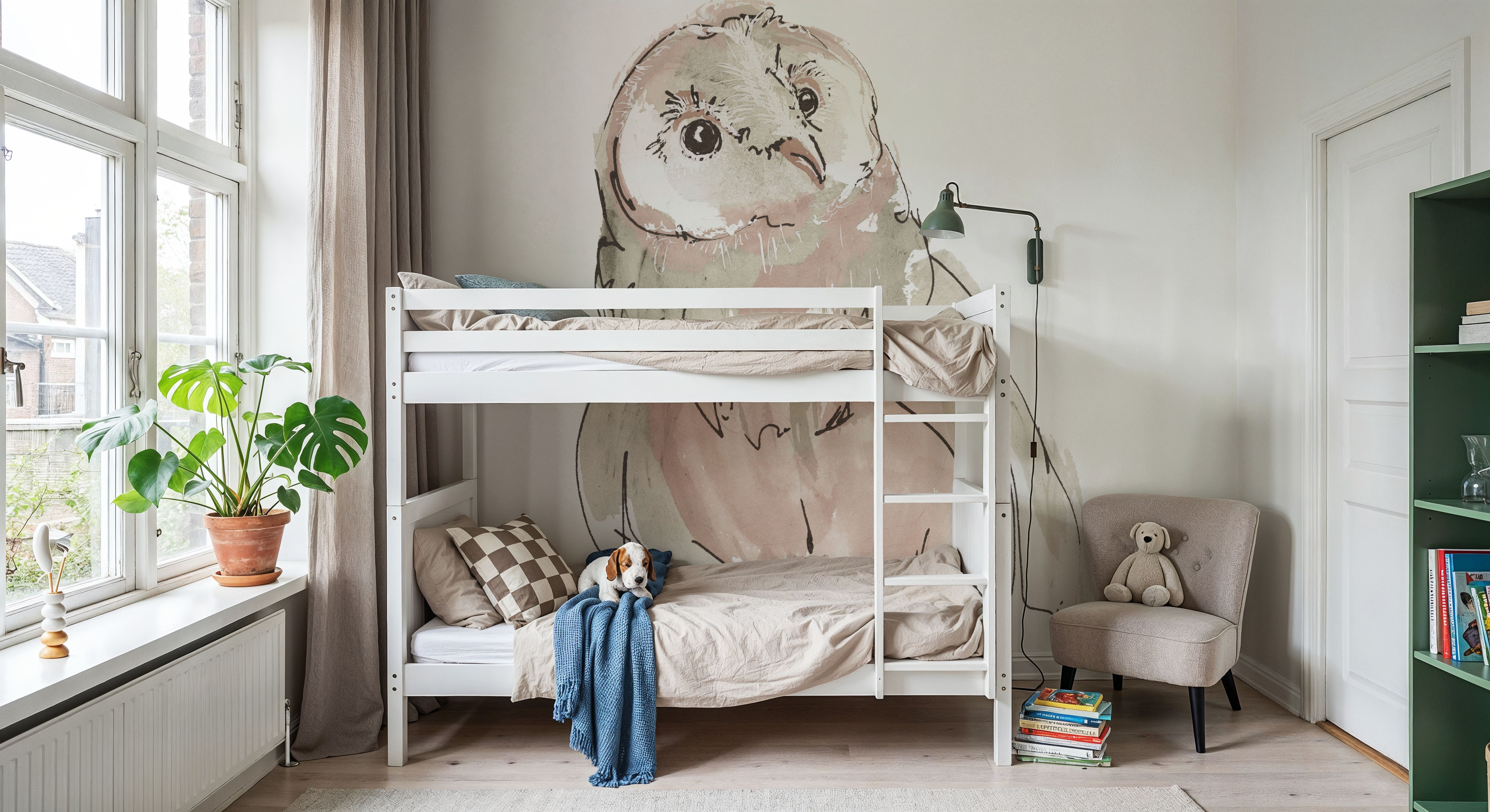 Barn Owl V Honeybloom, Tapeten