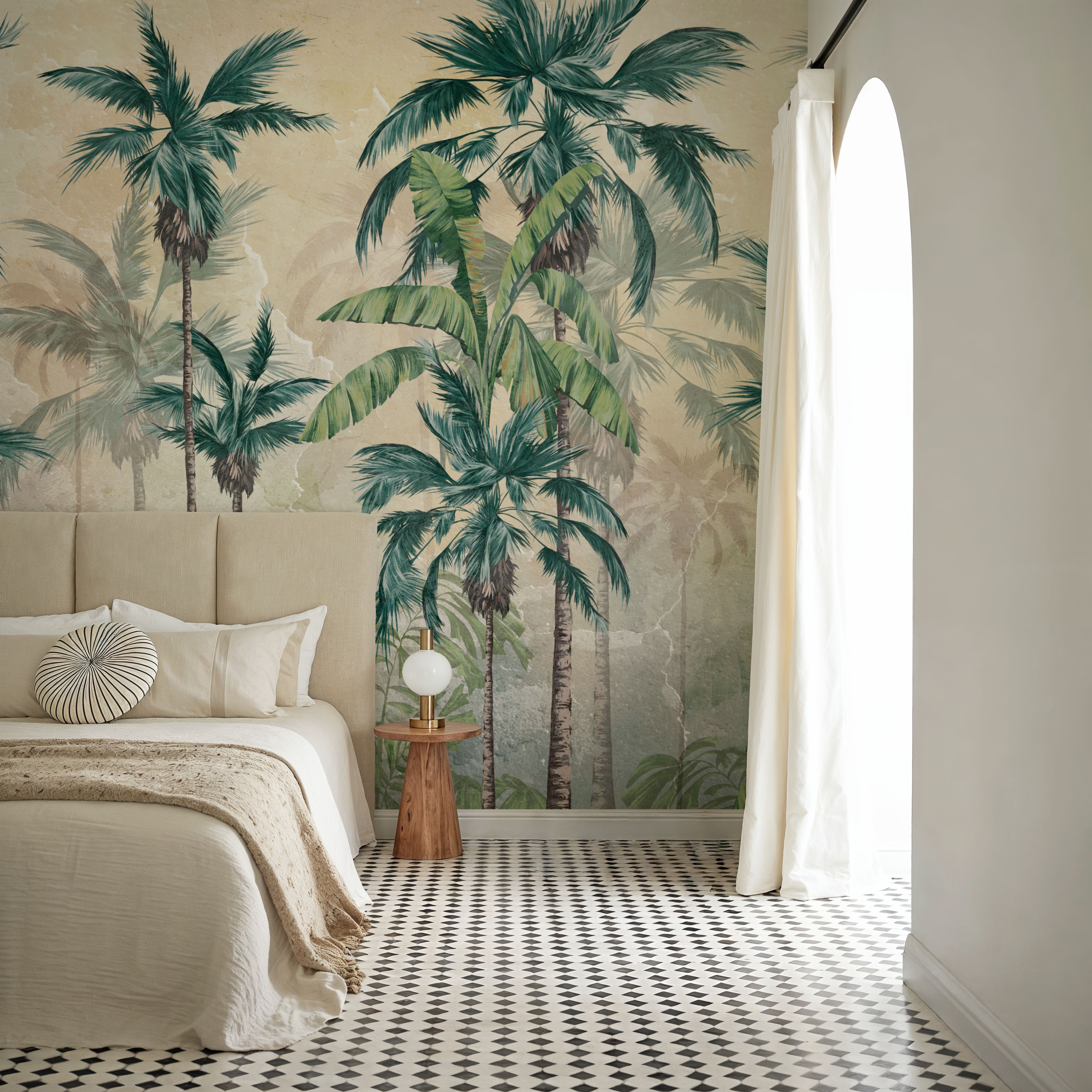 Textured Palm Paradise