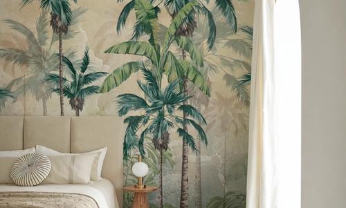Textured Palm Paradise