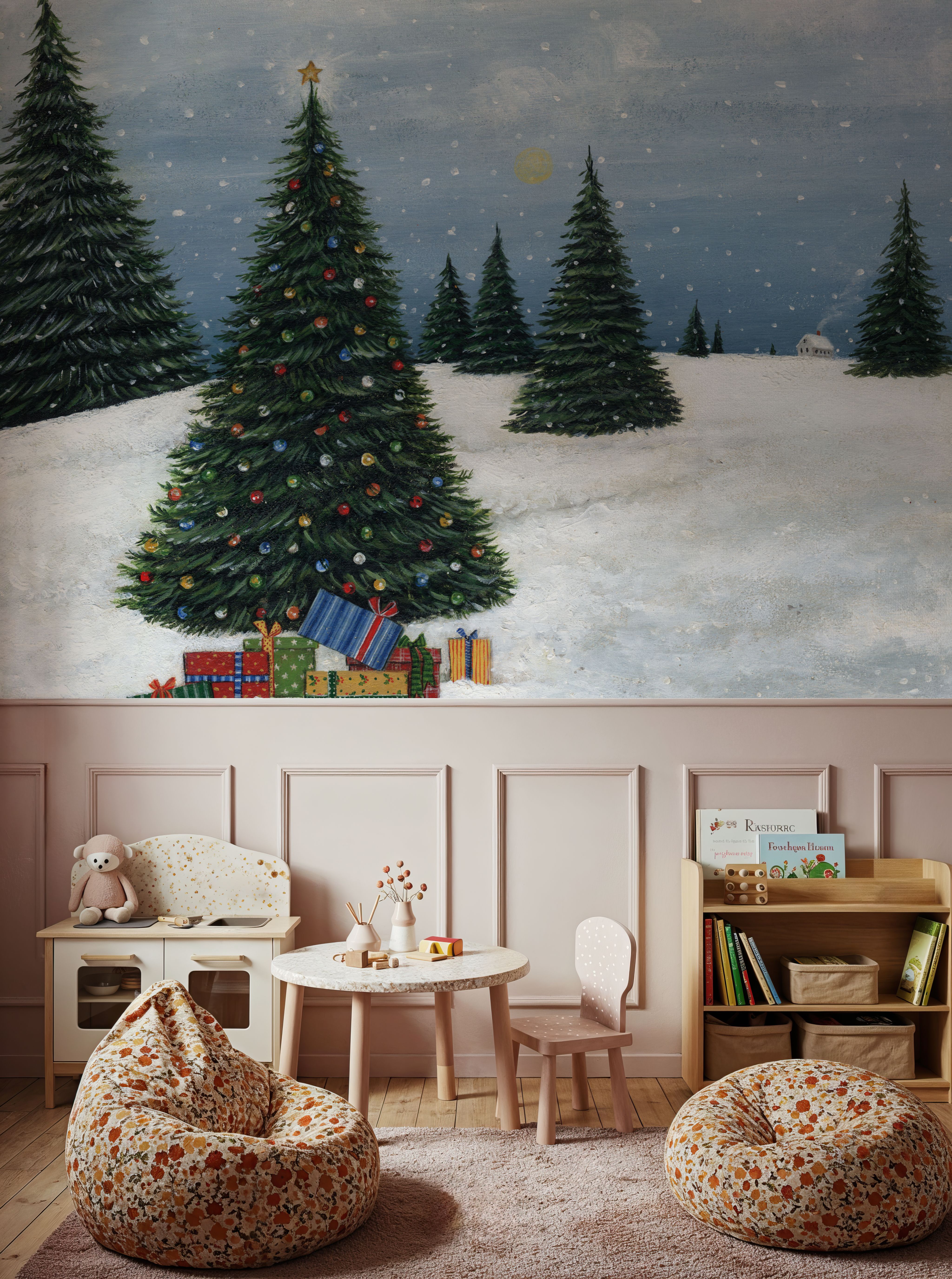 Deck The Halls Trees and Gifts